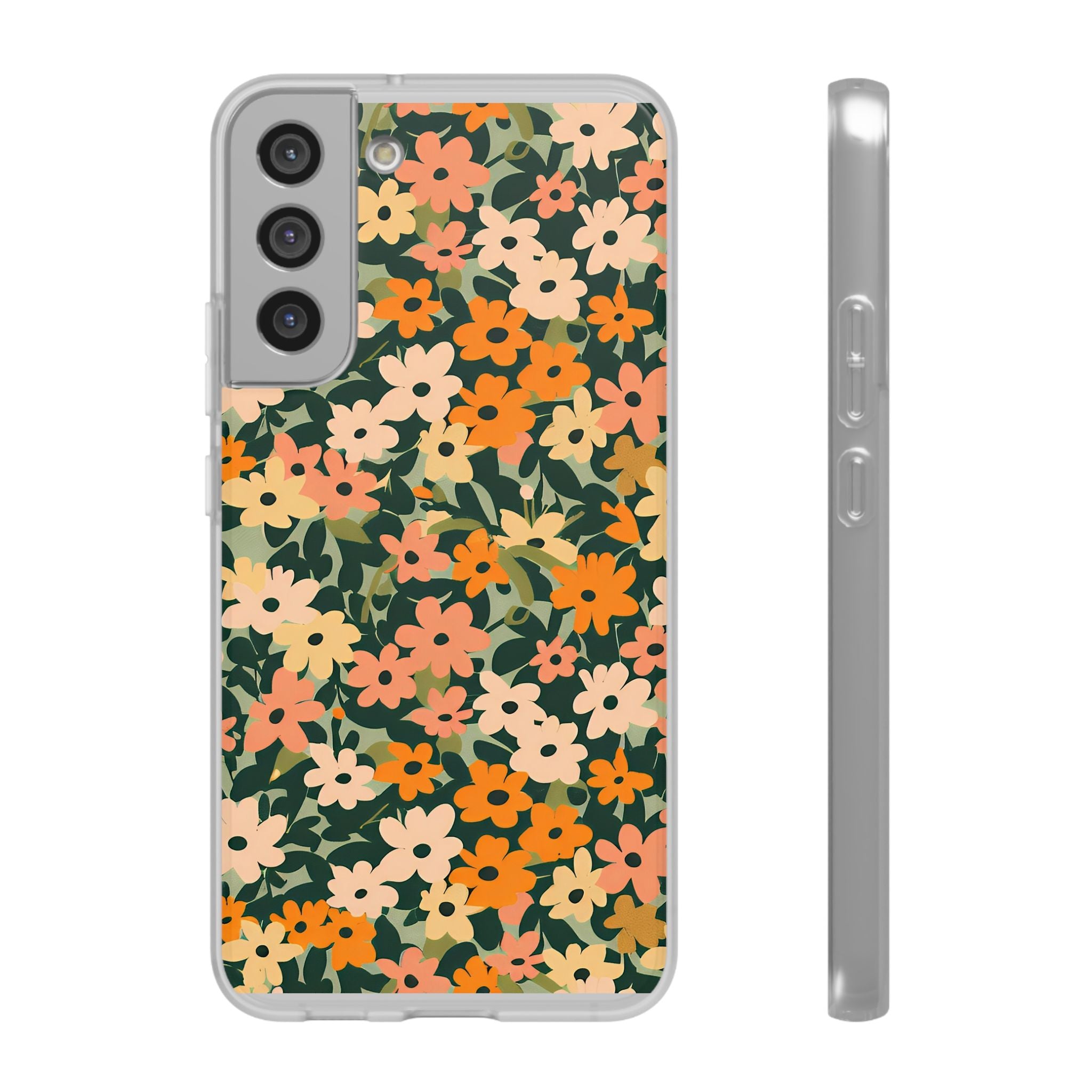 Vibrant Floral Clear Phone Case, Artsulli - Art is Long, Life is Short, Phone Case, Size, Samsung Galaxy S22 Plus, , , , , 24999024608220119400