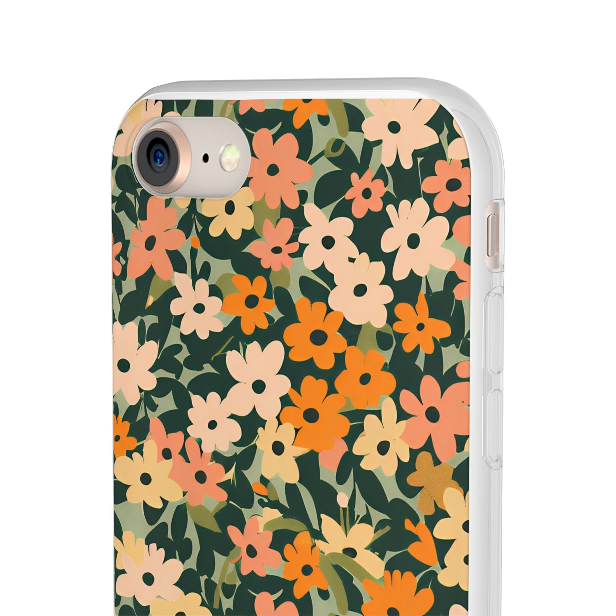 Vibrant Floral Clear Phone Case, Artsulli - Art is Long, Life is Short, Phone Case, , , , , , ,