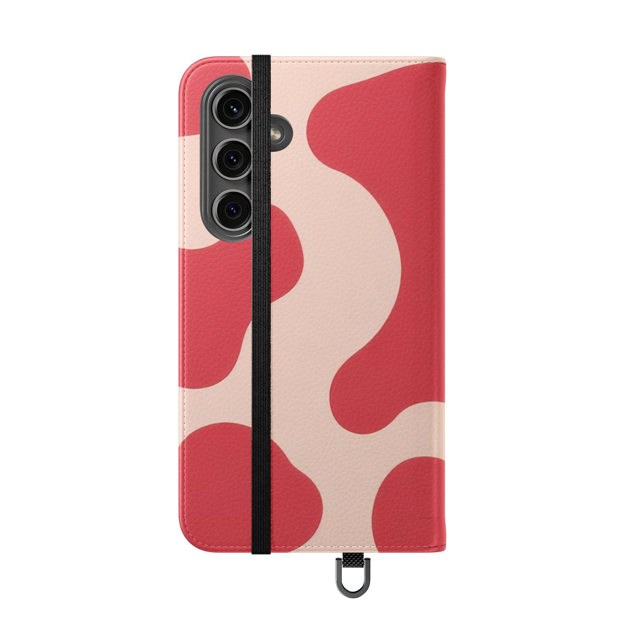 Red Jungle Cow Flip Cases, Artsulli - Art is Long, Life is Short, Phone Case, , , , , , ,