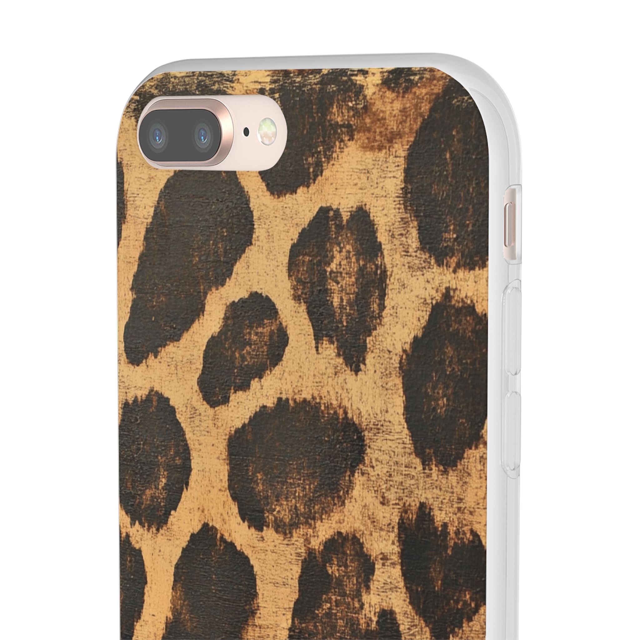 Brown Leopard Print iPhone Case, Artsulli - Art is Long, Life is Short, Phone Case, , , , , , ,