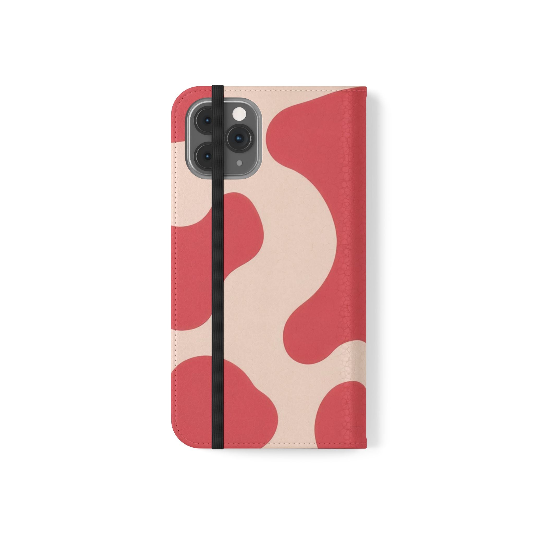 Red Jungle Cow Flip Cases, Artsulli - Art is Long, Life is Short, Phone Case, , , , , , ,