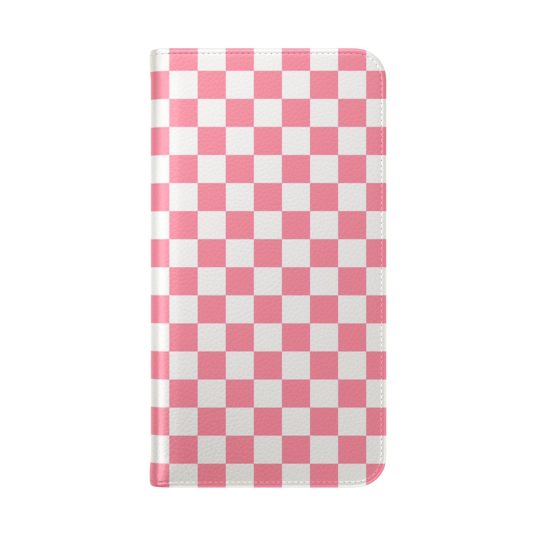 Brigandine Checkered Scene Flip Cases, Artsulli - Art is Long, Life is Short, Phone Case, , , , , , ,