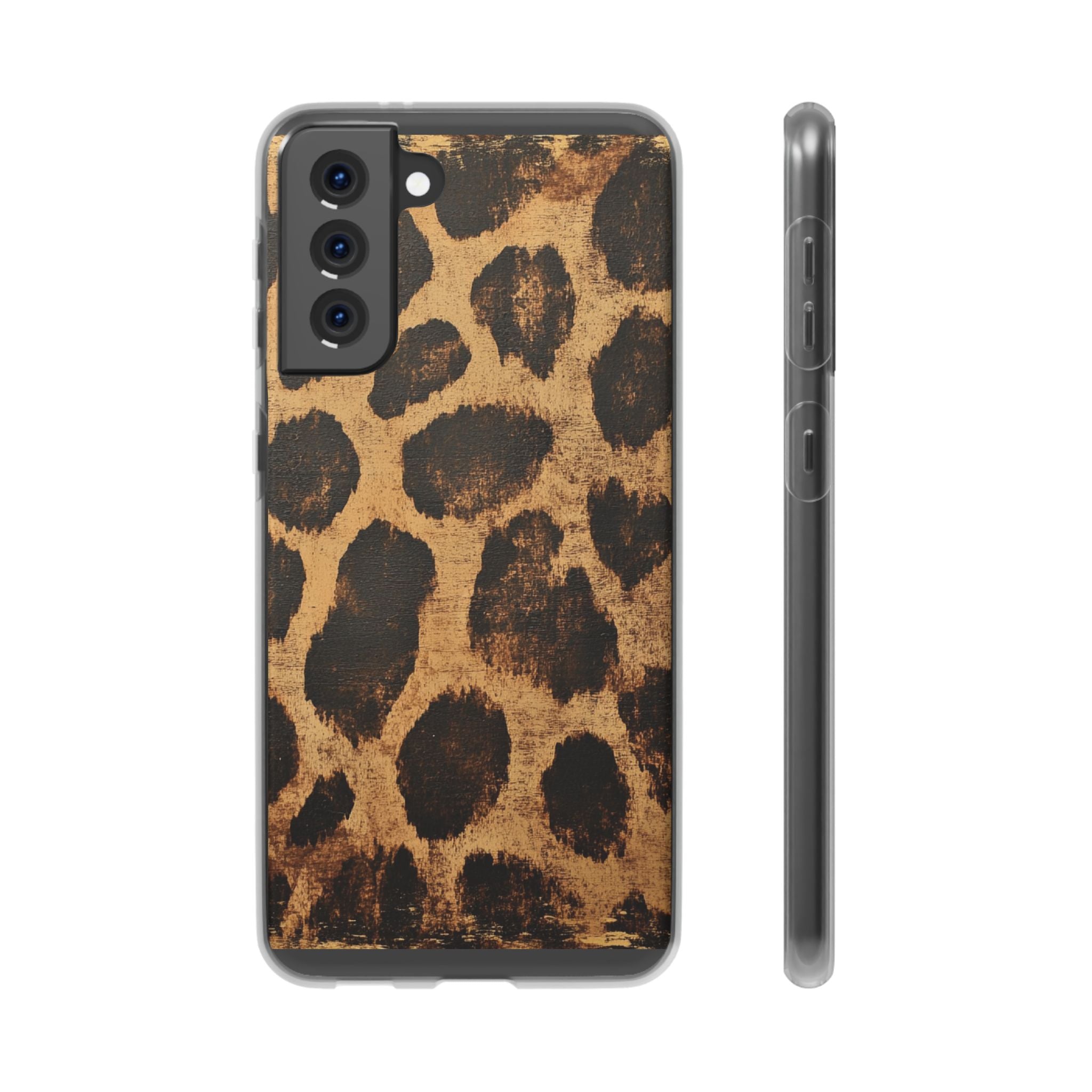 Brown Leopard Print iPhone Case, Artsulli - Art is Long, Life is Short, Phone Case, Size, Samsung Galaxy S21 Plus, , , , , 16020695224560996961
