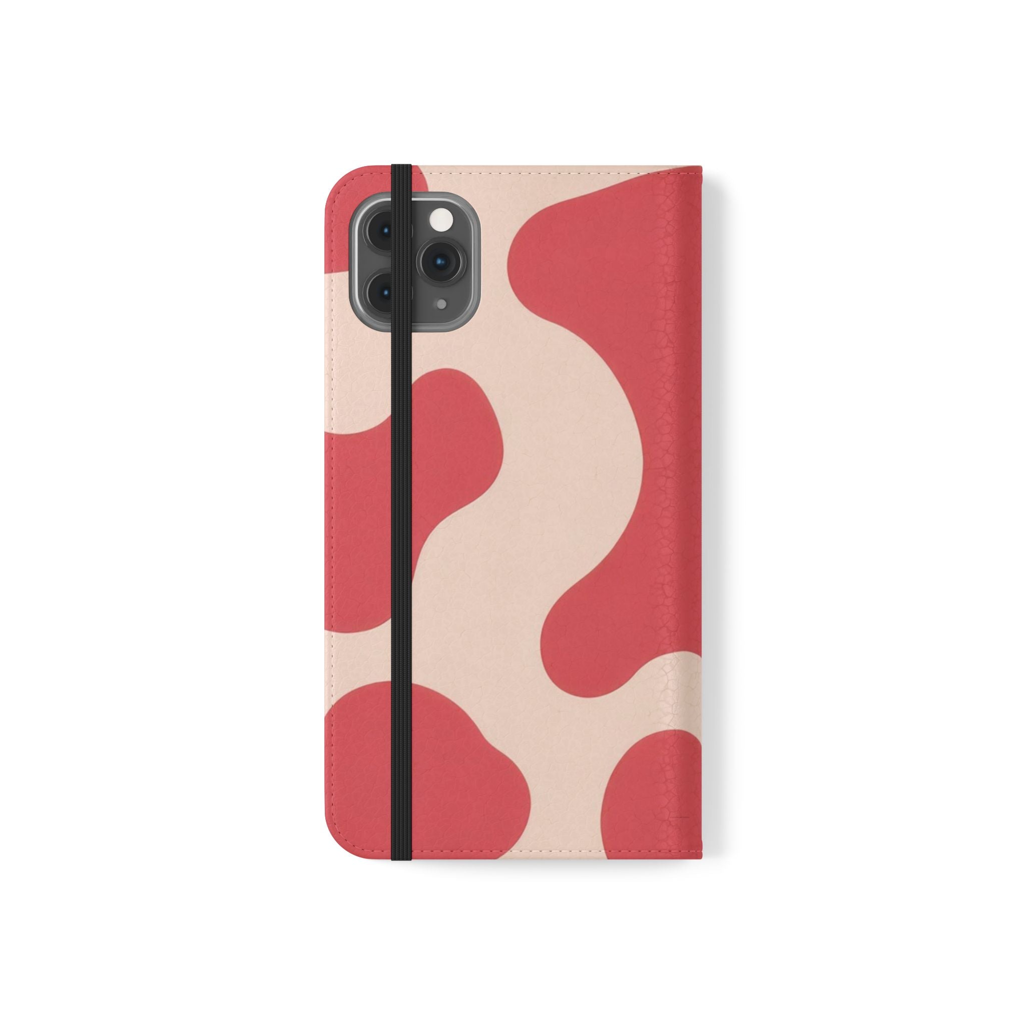 Red Jungle Cow Flip Cases, Artsulli - Art is Long, Life is Short, Phone Case, , , , , , ,