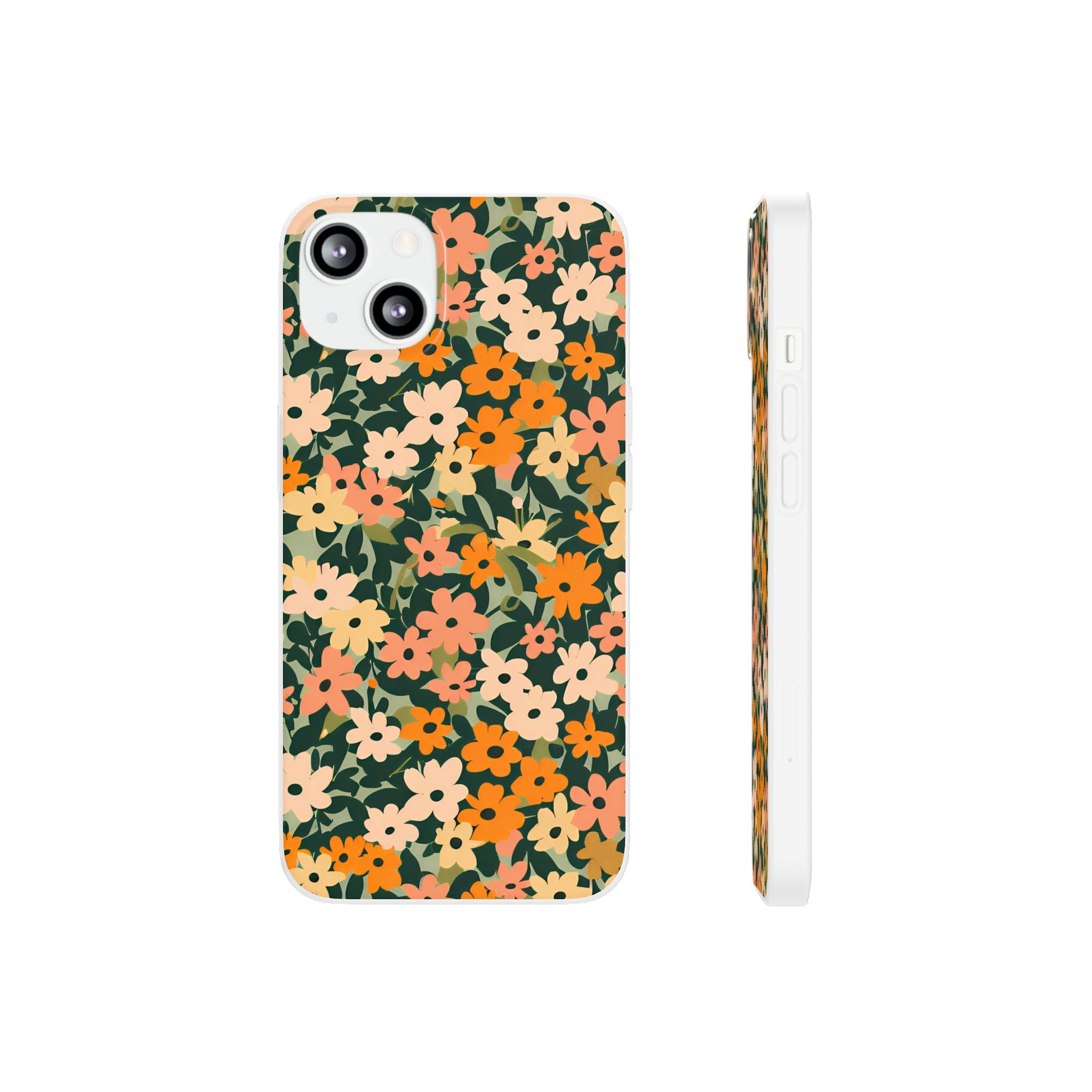 Vibrant Floral Clear Phone Case, Artsulli - Art is Long, Life is Short, Phone Case, Size, iPhone 13 with gift packaging, , , , , 76021185321948108548