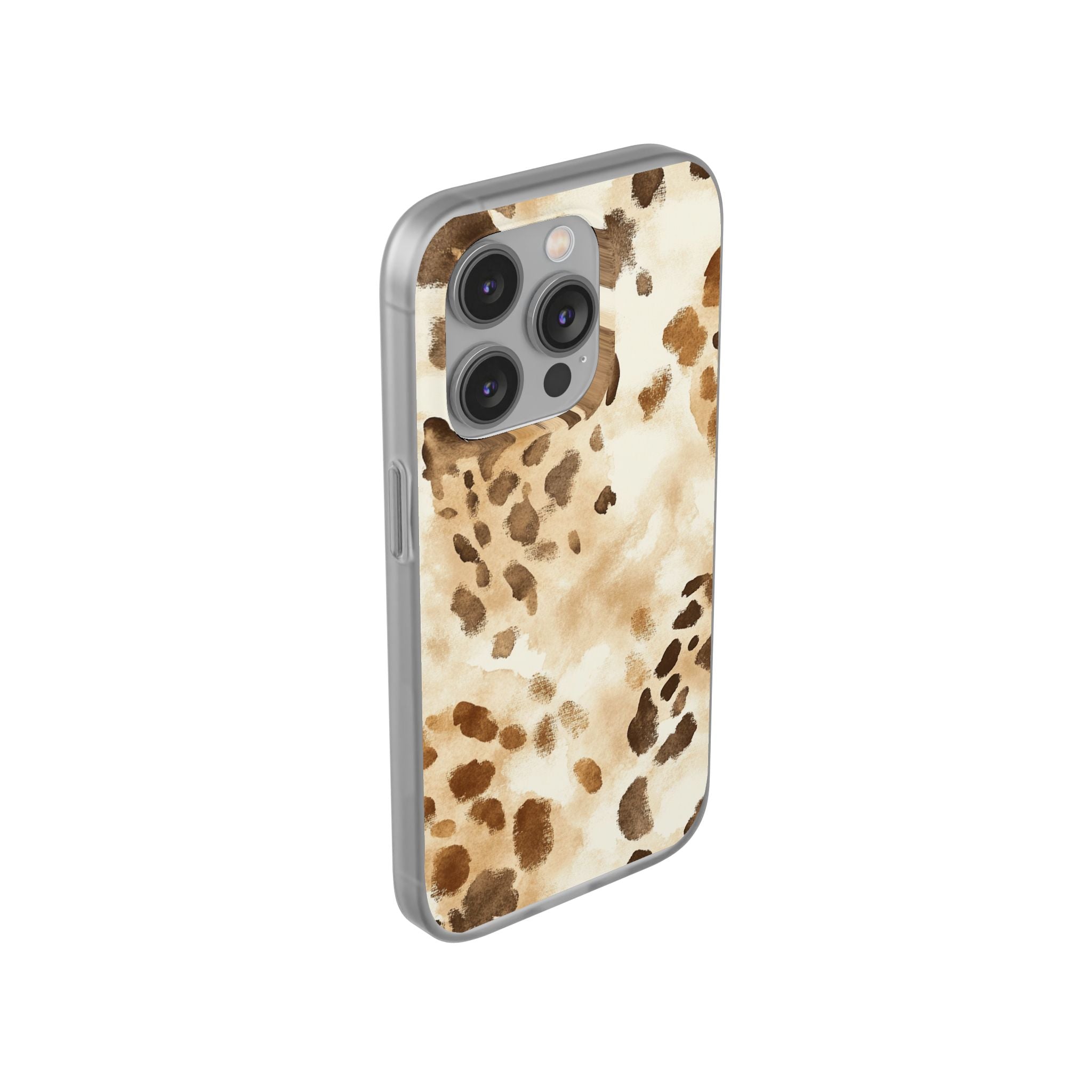 Brown and Beige Watercolor Dalmatian Phone Case, Artsulli - Art is Long, Life is Short, Phone Case, , , , , , ,