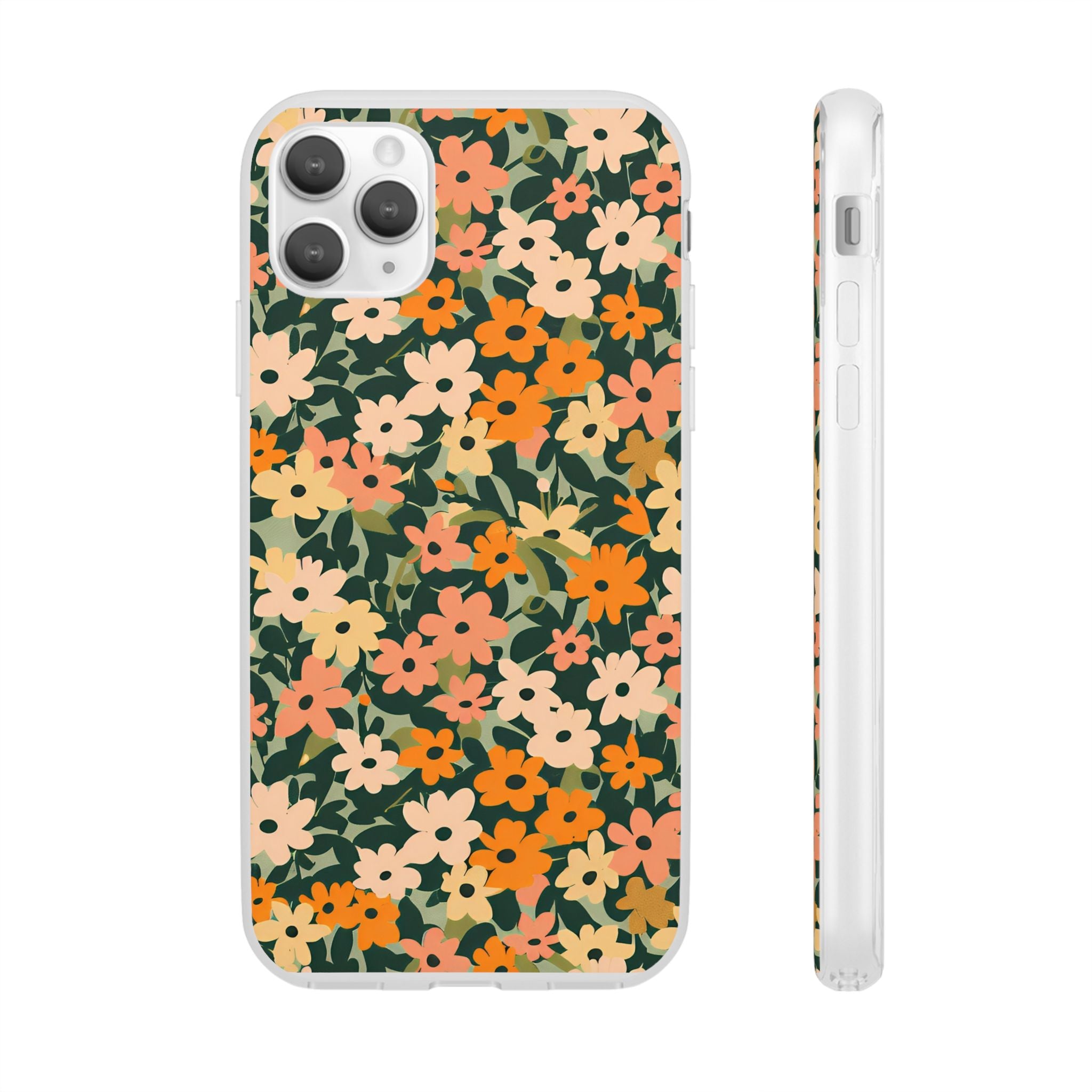 Vibrant Floral Clear Phone Case, Artsulli - Art is Long, Life is Short, Phone Case, Size, iPhone 11 Pro Max with gift packaging, , , , , 22798852104927393375