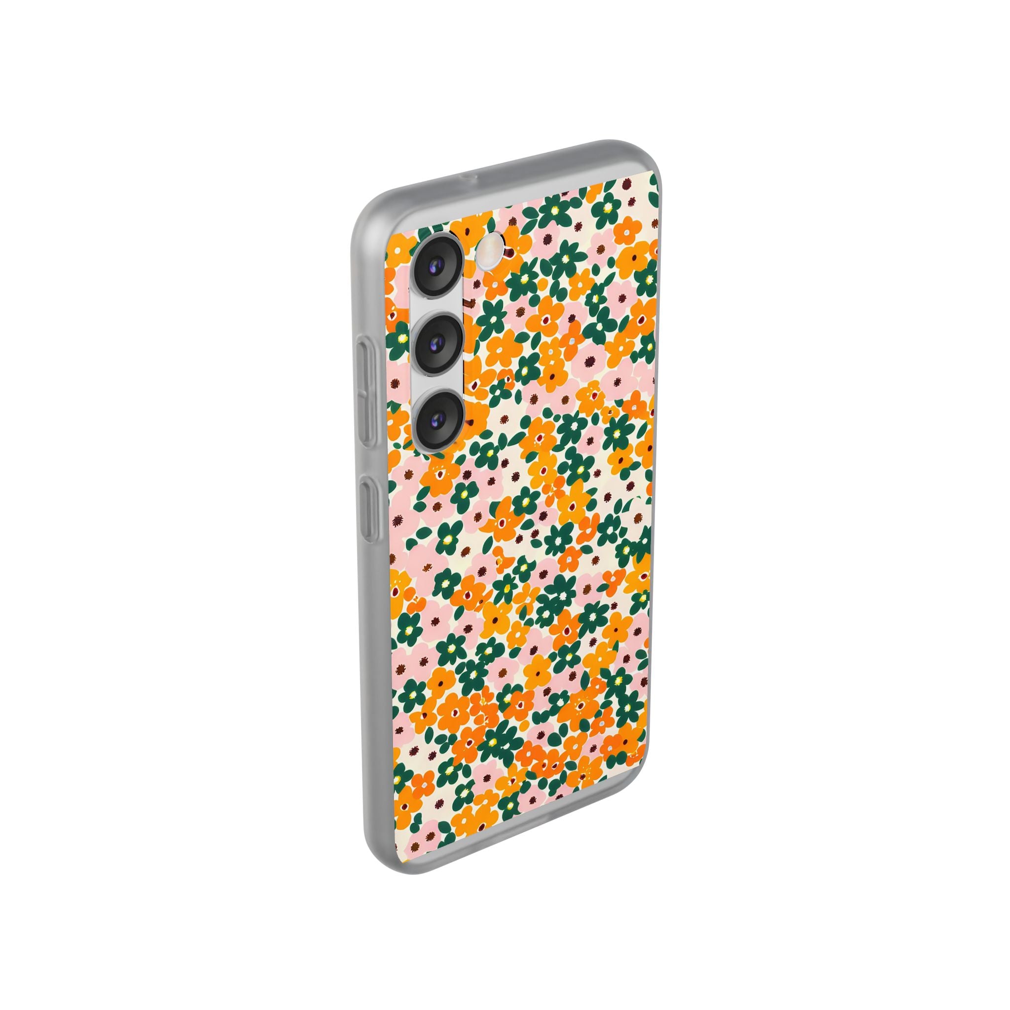 Vibrant Floral Flexi Case, Artsulli - Art is Long, Life is Short, Phone Case, , , , , , ,