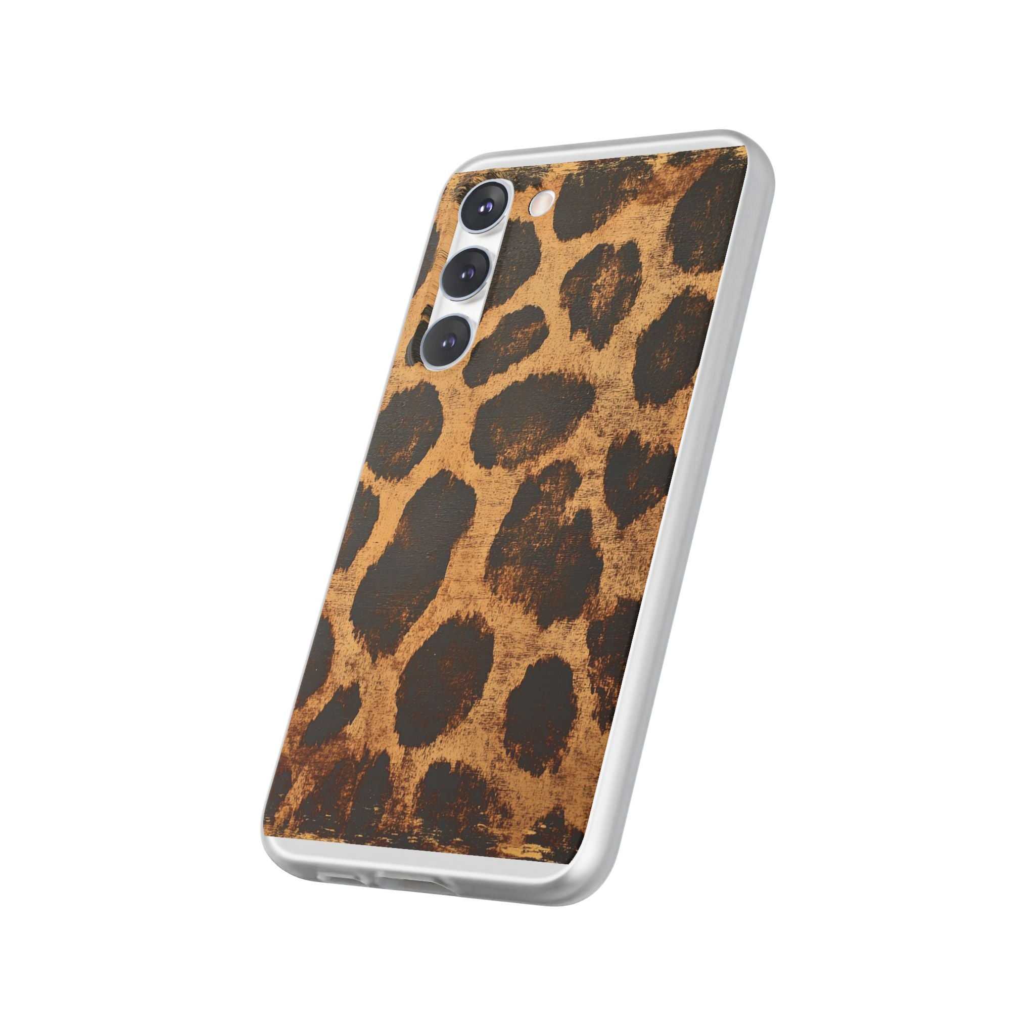 Brown Leopard Print iPhone Case, Artsulli - Art is Long, Life is Short, Phone Case, , , , , , ,