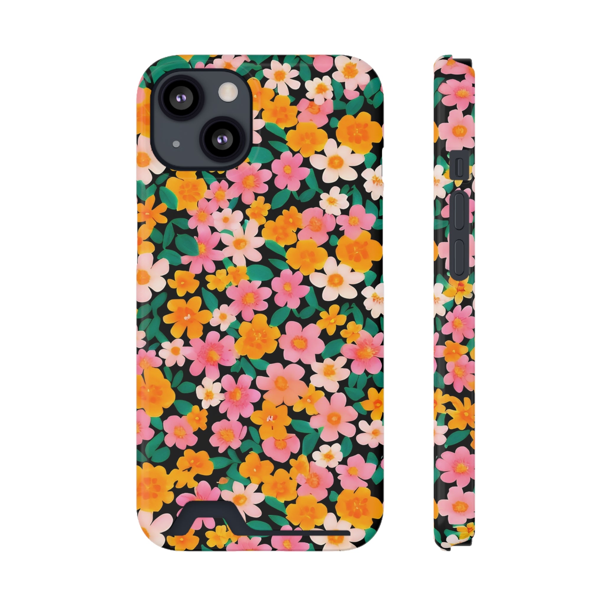 Phone Case With Card Holder, Artsulli - Art is Long, Life is Short, Phone Case, Size, iPhone 13, Surface, Glossy, Shape, With gift packaging, 23850556133358948230
