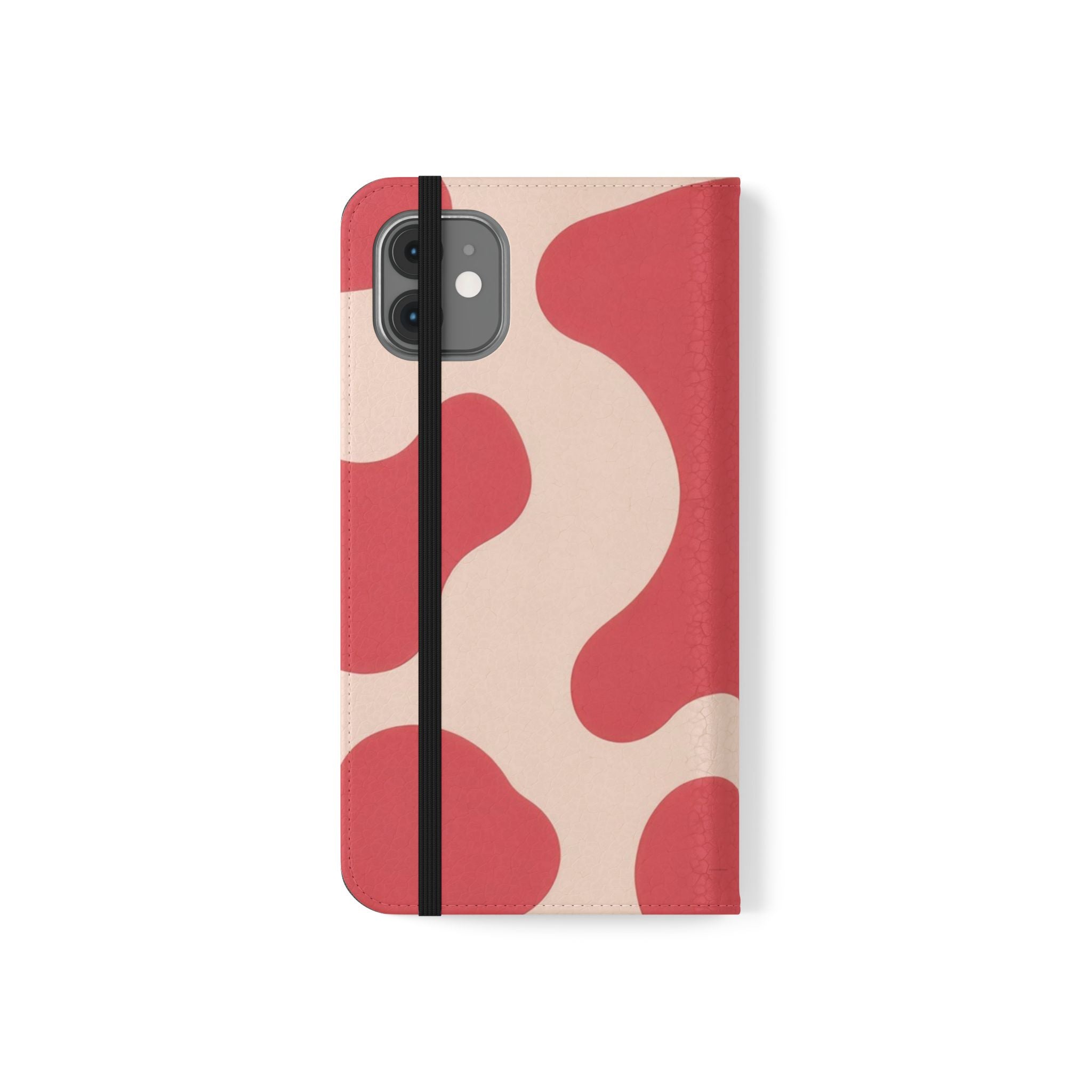 Red Jungle Cow Flip Cases, Artsulli - Art is Long, Life is Short, Phone Case, , , , , , ,