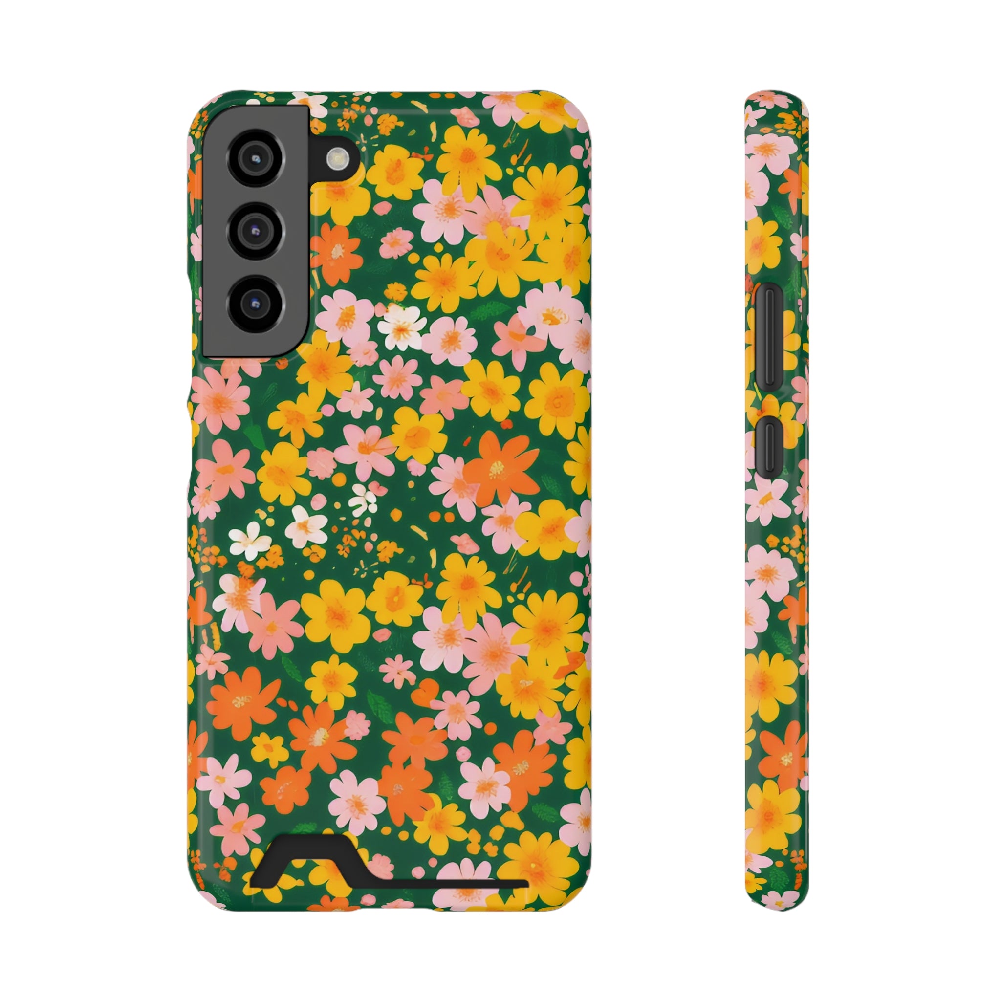 Phone Case With Card Holder, Artsulli - Art is Long, Life is Short, Phone Case, Size, Samsung Galaxy S22 Plus, Surface, Glossy, Shape, With gift packaging, 14104435095187635556