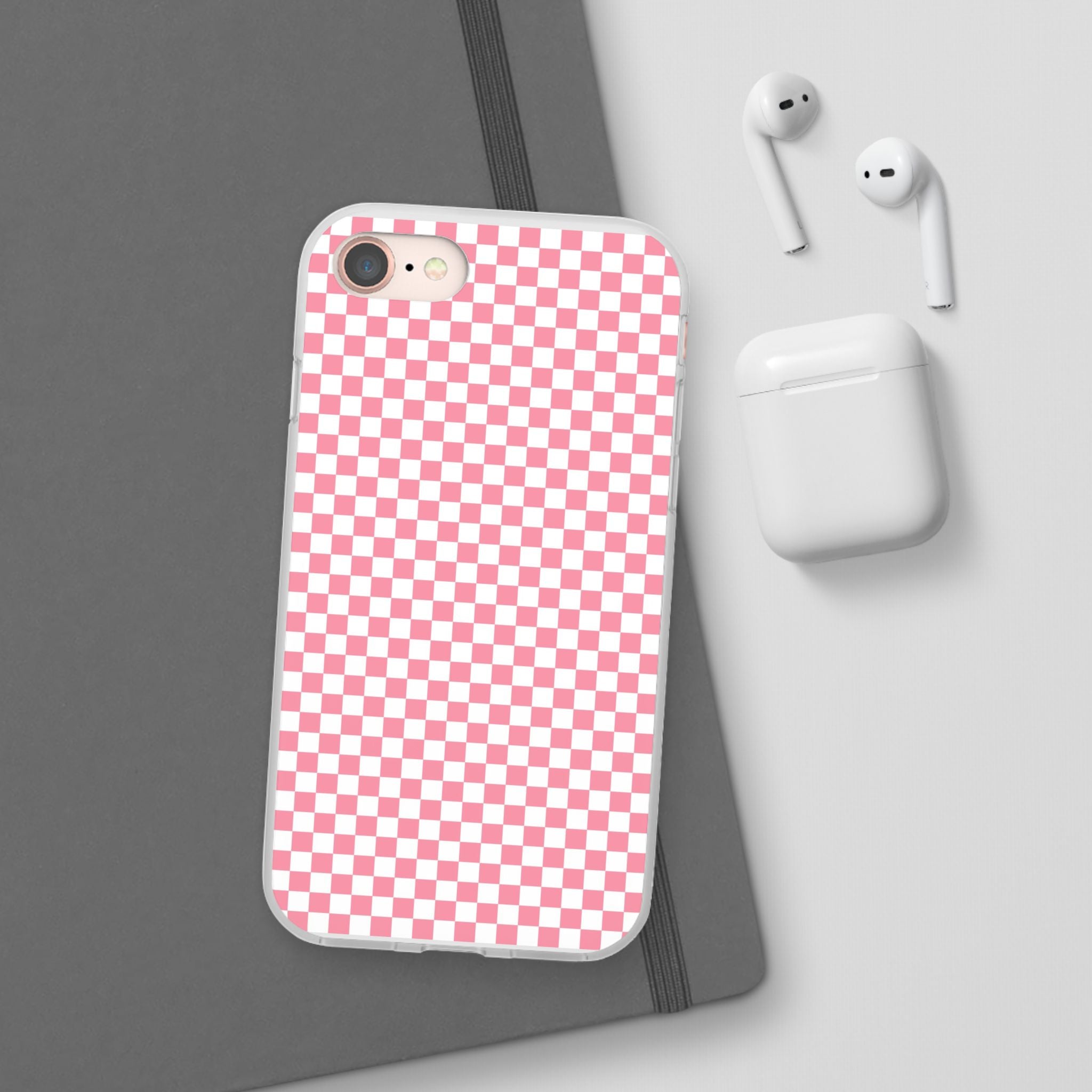 Brigandine Checkered Scene Flexi Cases, Artsulli - Art is Long, Life is Short, Phone Case, , , , , , ,