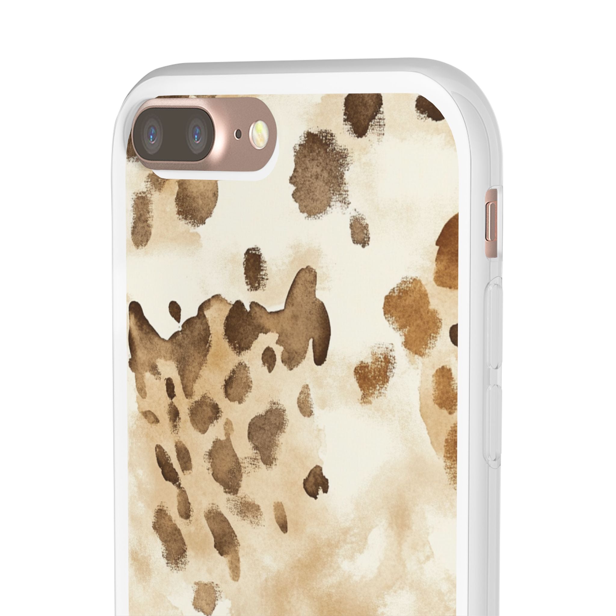 Brown and Beige Watercolor Dalmatian Phone Case, Artsulli - Art is Long, Life is Short, Phone Case, , , , , , ,