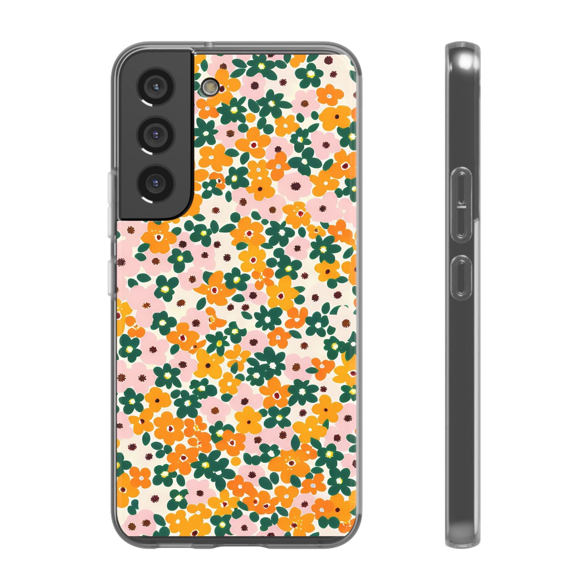 Vibrant Floral Flexi Case, Artsulli - Art is Long, Life is Short, Phone Case, Size, Samsung Galaxy S22 with gift packaging, , , , , 18480126190302692271