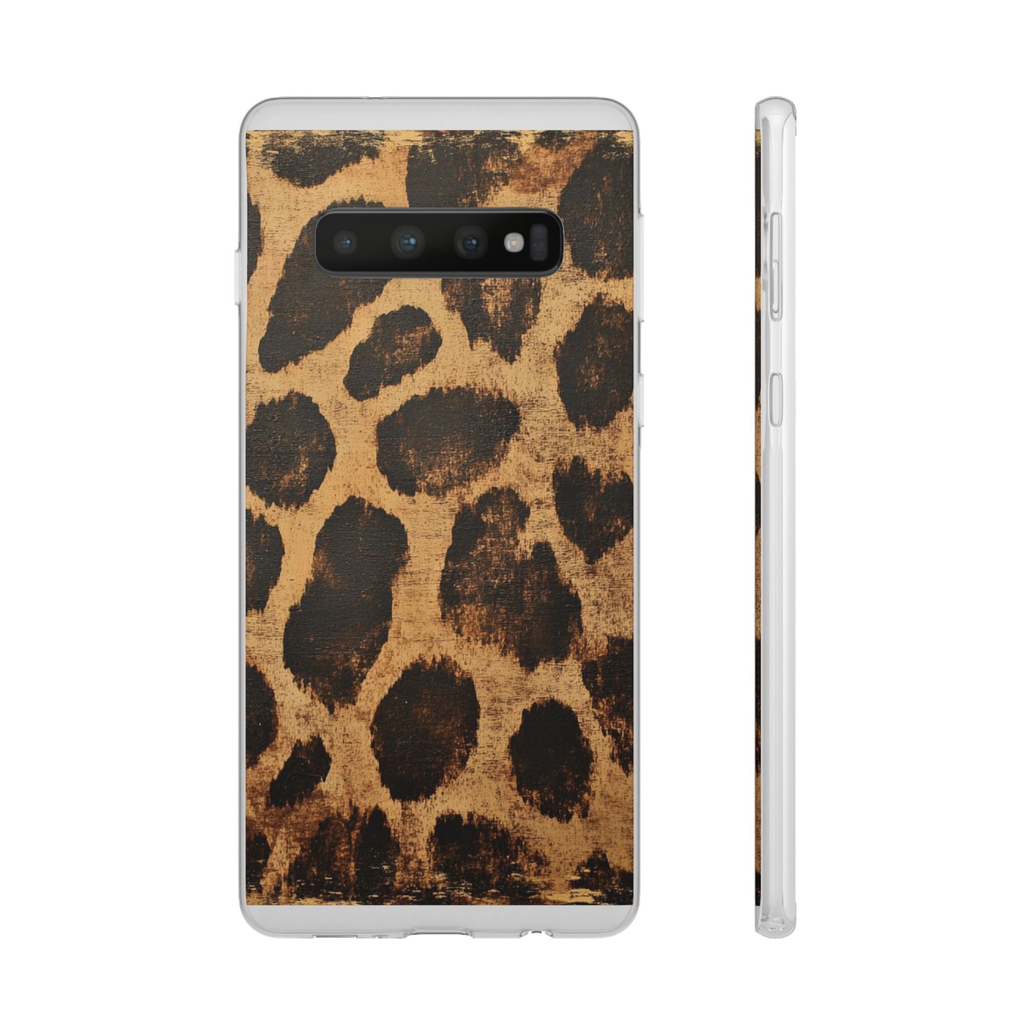 Brown Leopard Print iPhone Case, Artsulli - Art is Long, Life is Short, Phone Case, Size, Samsung Galaxy S10 with gift packaging, , , , , 15178589736925011598