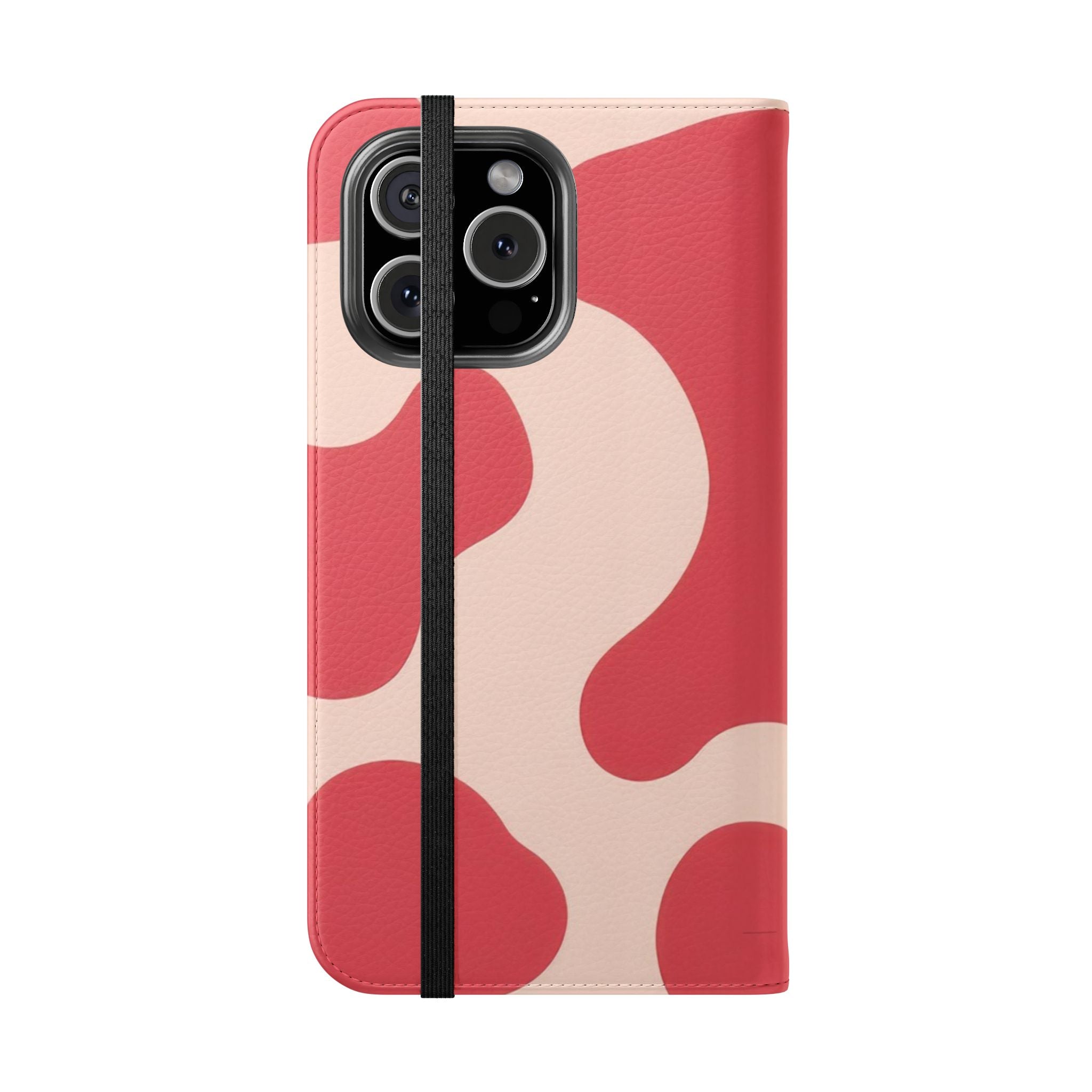 Red Jungle Cow Flip Cases, Artsulli - Art is Long, Life is Short, Phone Case, , , , , , ,