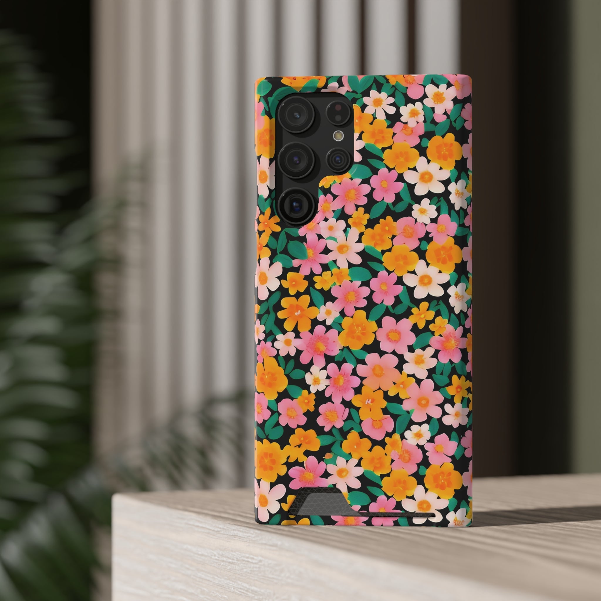 Phone Case With Card Holder, Artsulli - Art is Long, Life is Short, Phone Case, , , , , , ,