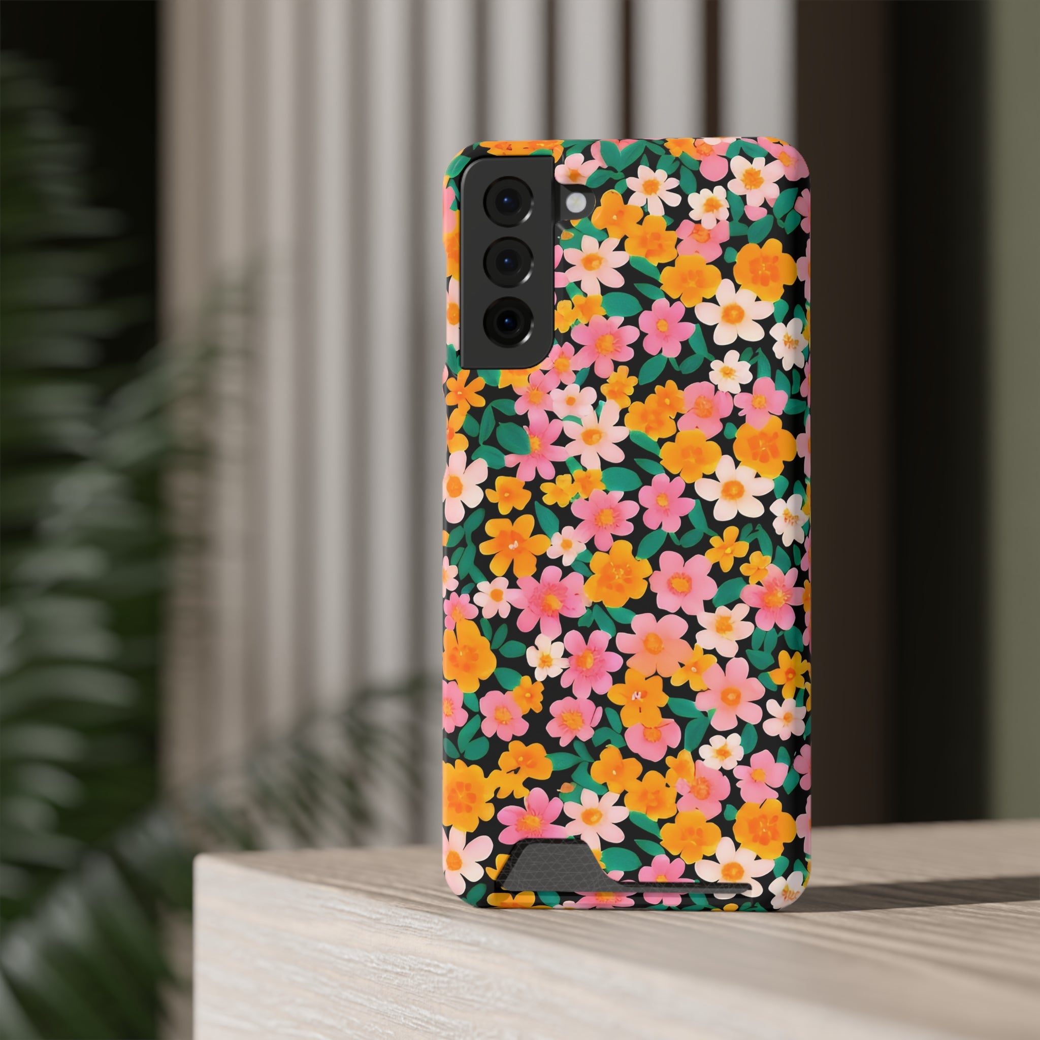 Phone Case With Card Holder, Artsulli - Art is Long, Life is Short, Phone Case, , , , , , ,