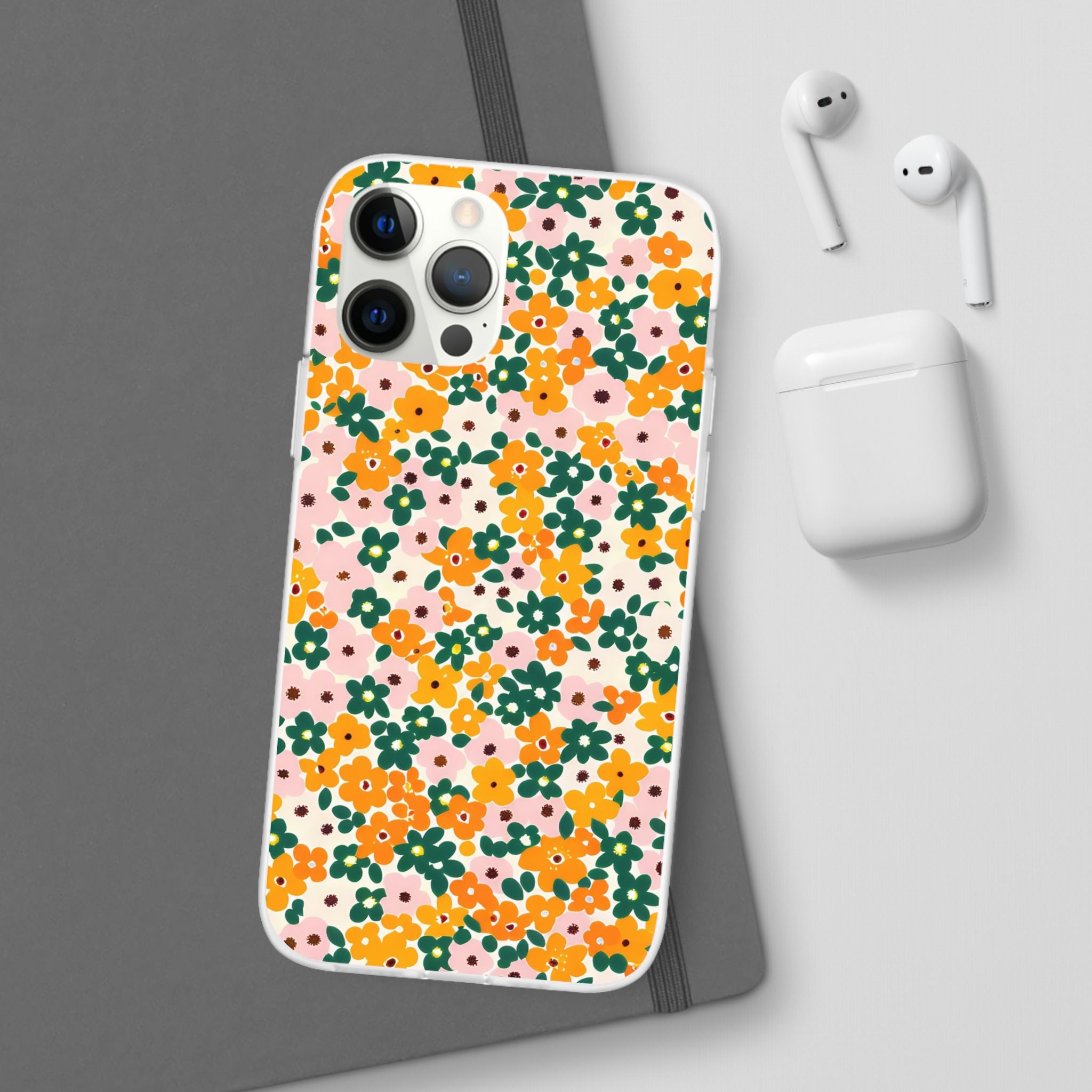 Vibrant Floral Flexi Case, Artsulli - Art is Long, Life is Short, Phone Case, , , , , , ,