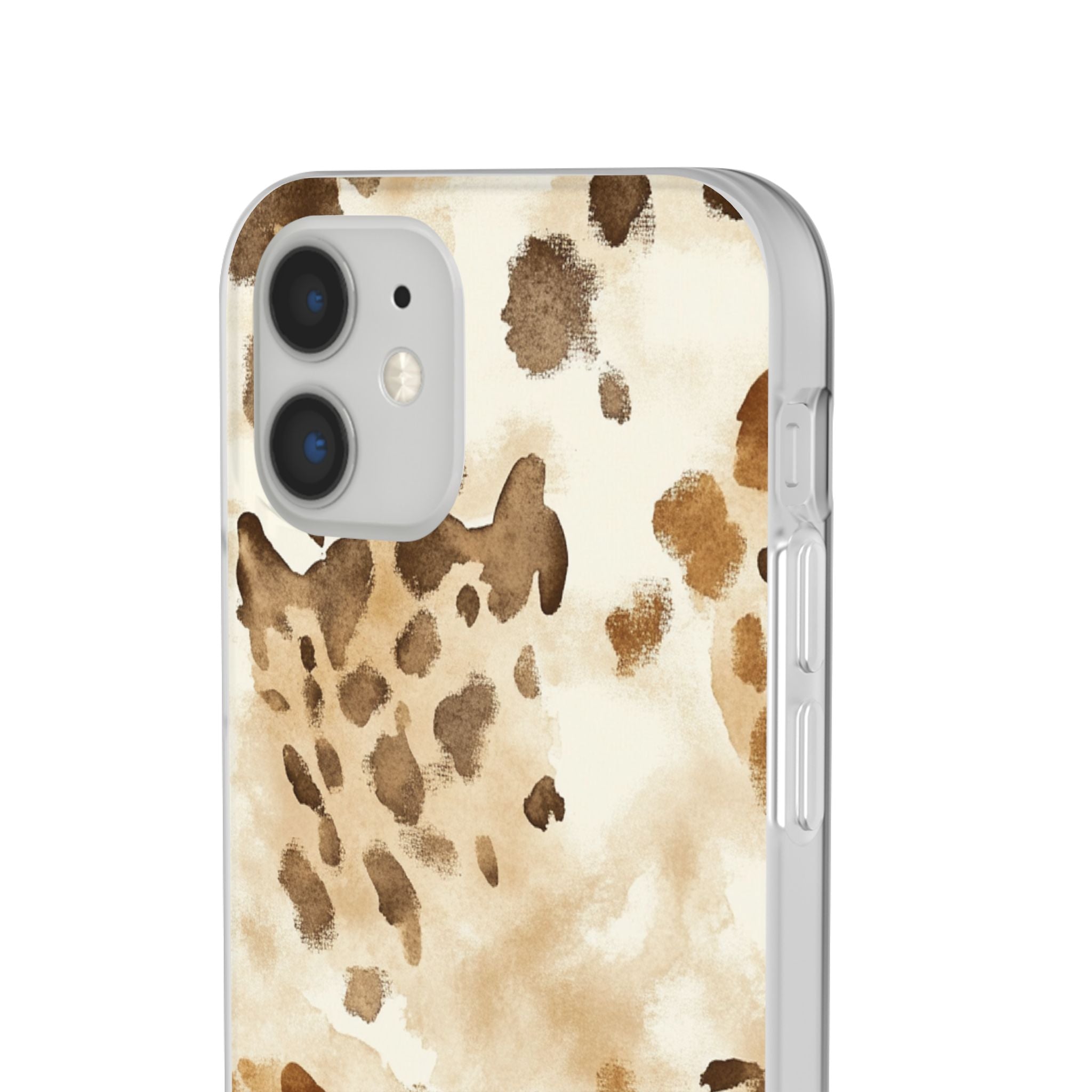 Brown and Beige Watercolor Dalmatian Phone Case, Artsulli - Art is Long, Life is Short, Phone Case, , , , , , ,