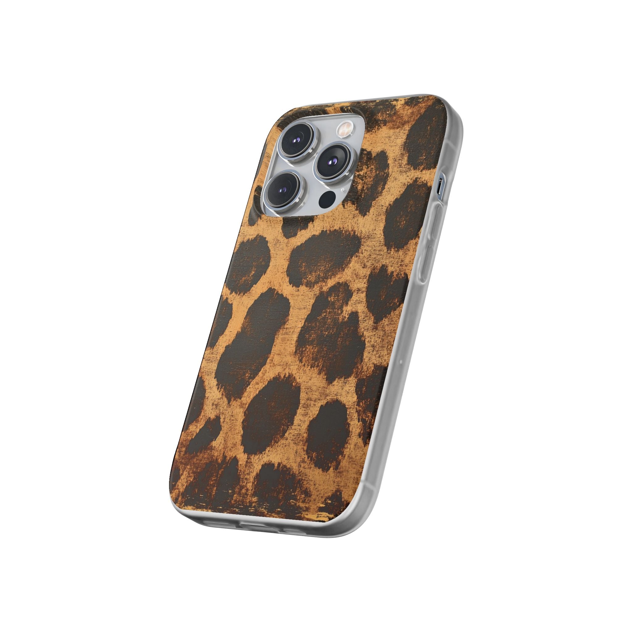 Brown Leopard Print iPhone Case, Artsulli - Art is Long, Life is Short, Phone Case, , , , , , ,