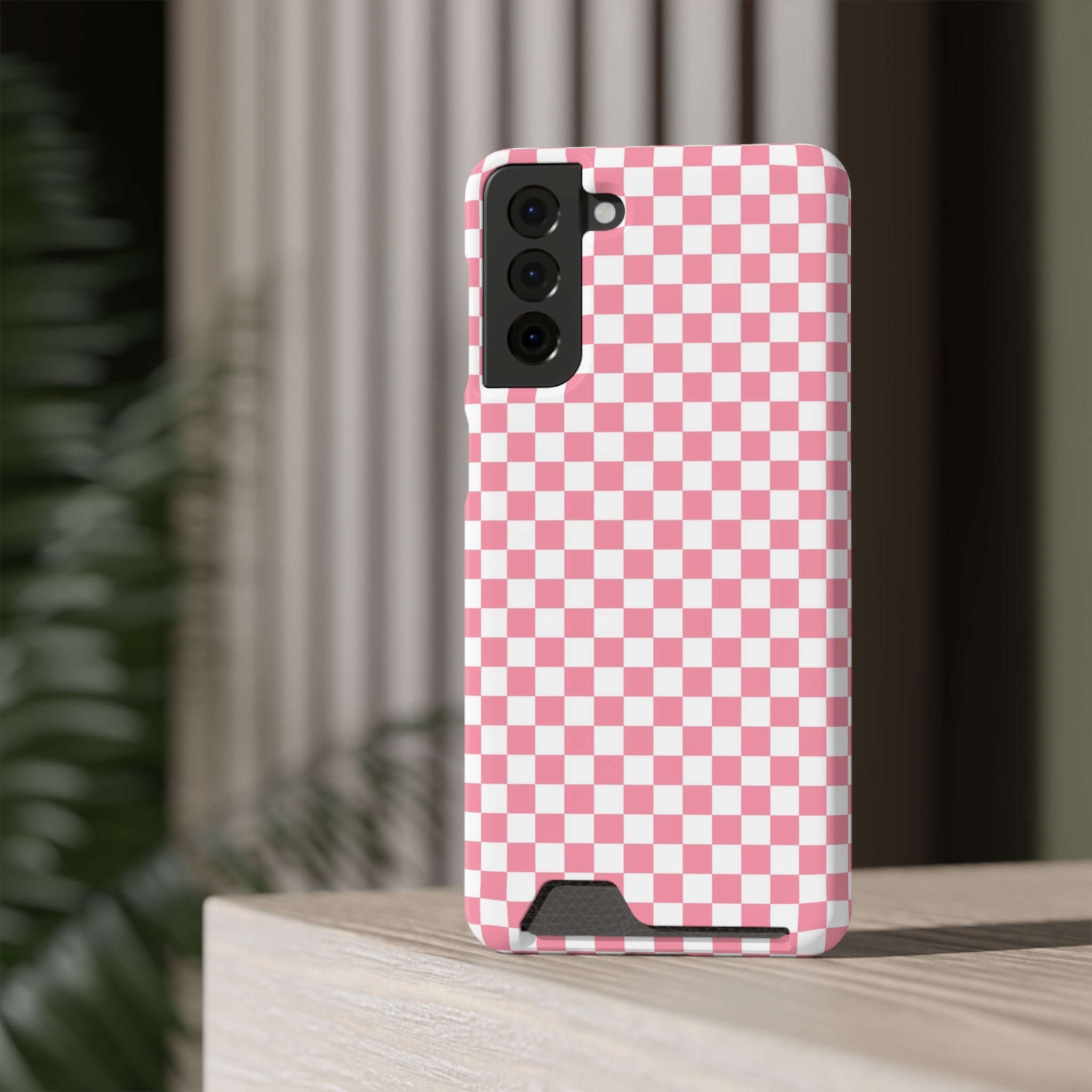 Brigandine Checkered Scene Phone Case With Card Holder, Artsulli - Art is Long, Life is Short, Phone Case, , , , , , ,