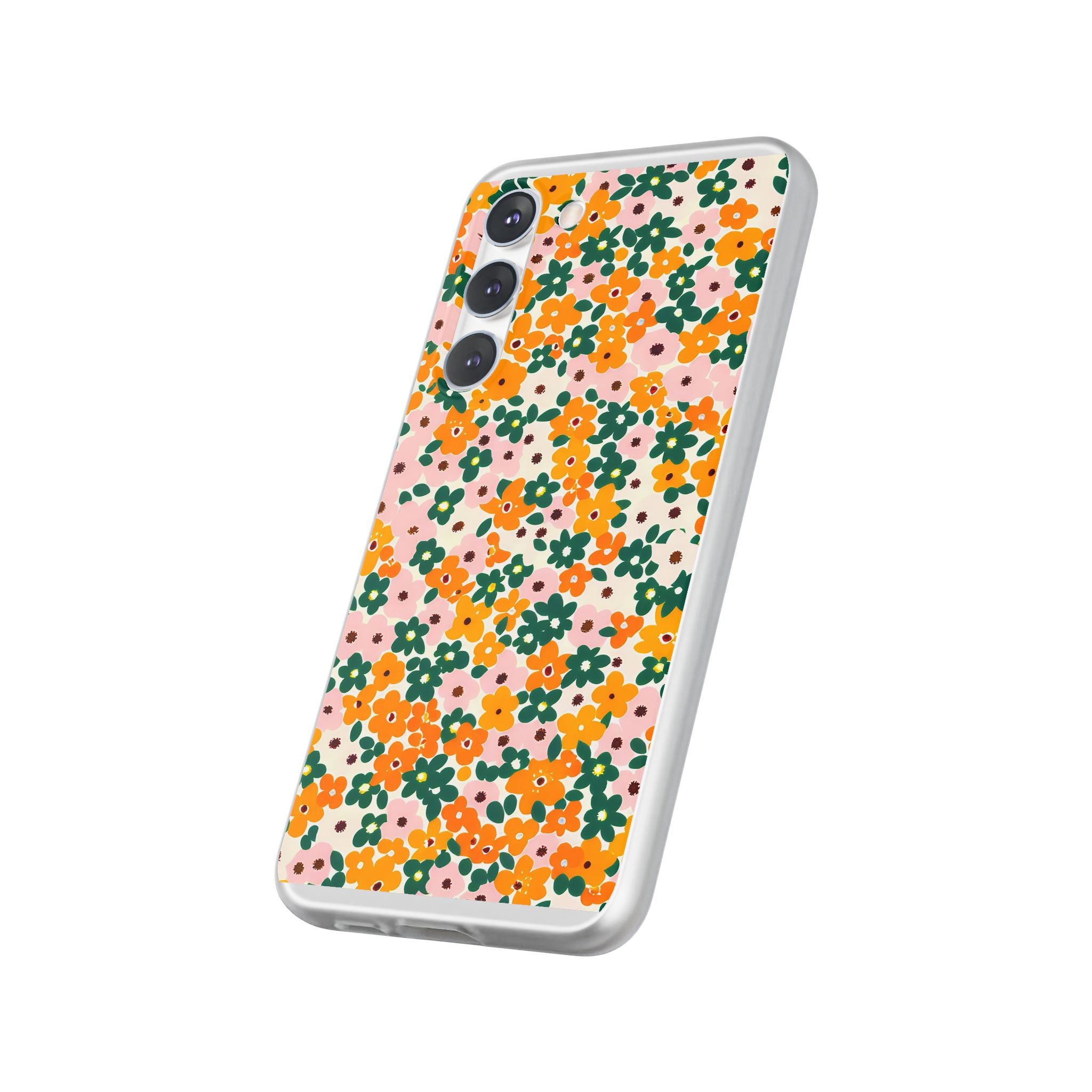 Vibrant Floral Flexi Case, Artsulli - Art is Long, Life is Short, Phone Case, , , , , , ,