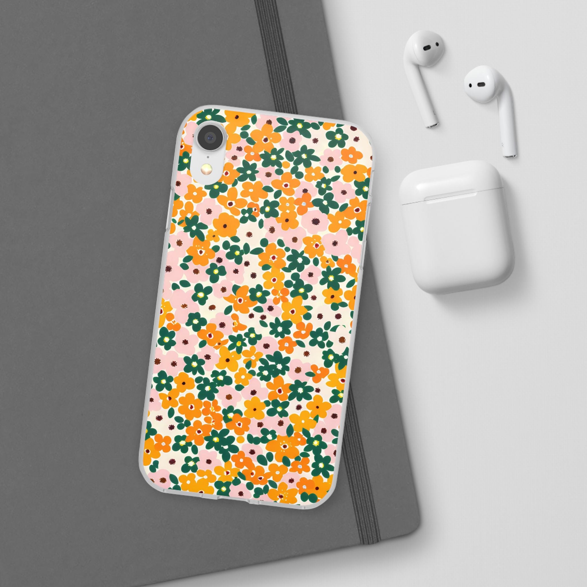 Vibrant Floral Flexi Case, Artsulli - Art is Long, Life is Short, Phone Case, , , , , , ,