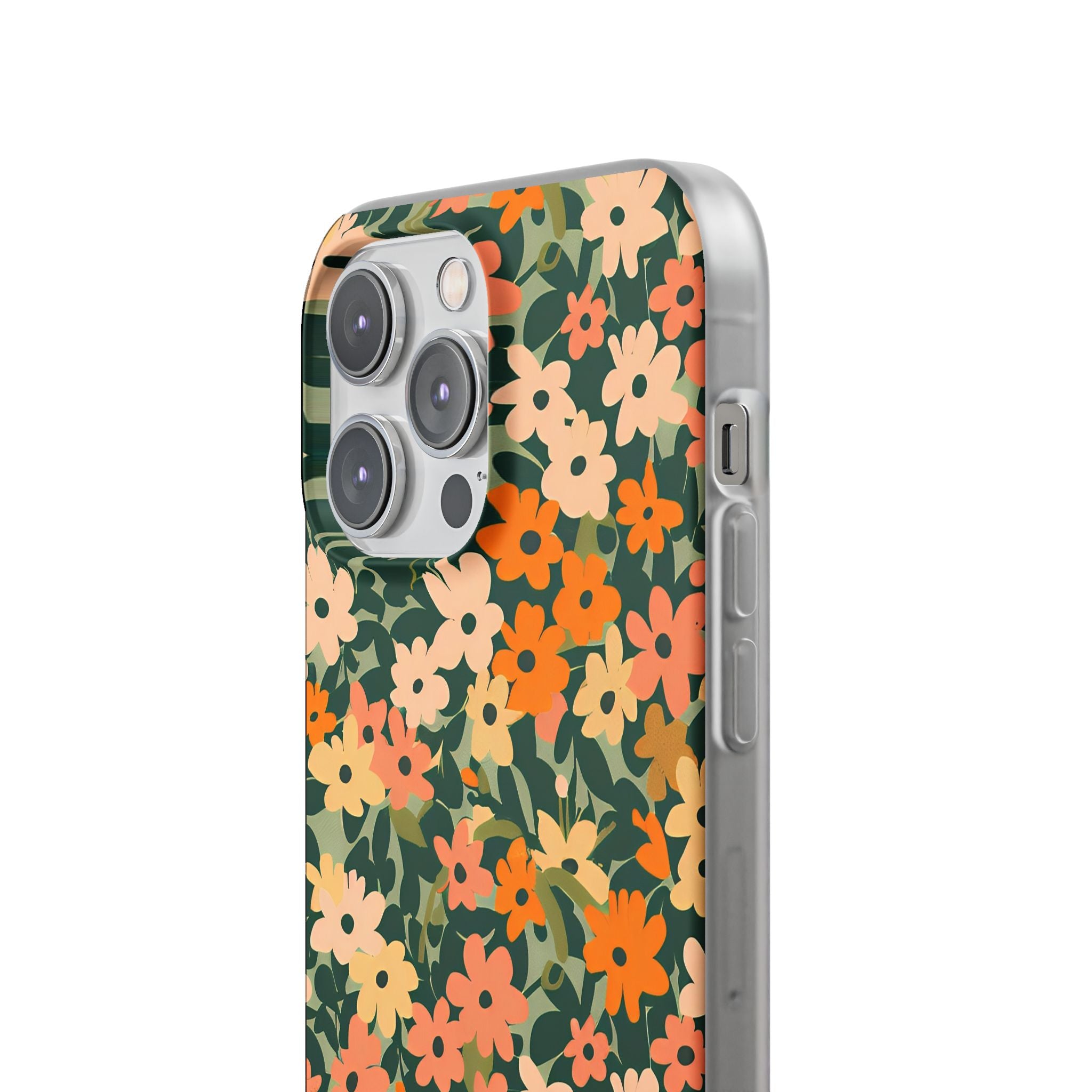 Vibrant Floral Clear Phone Case, Artsulli - Art is Long, Life is Short, Phone Case, , , , , , ,