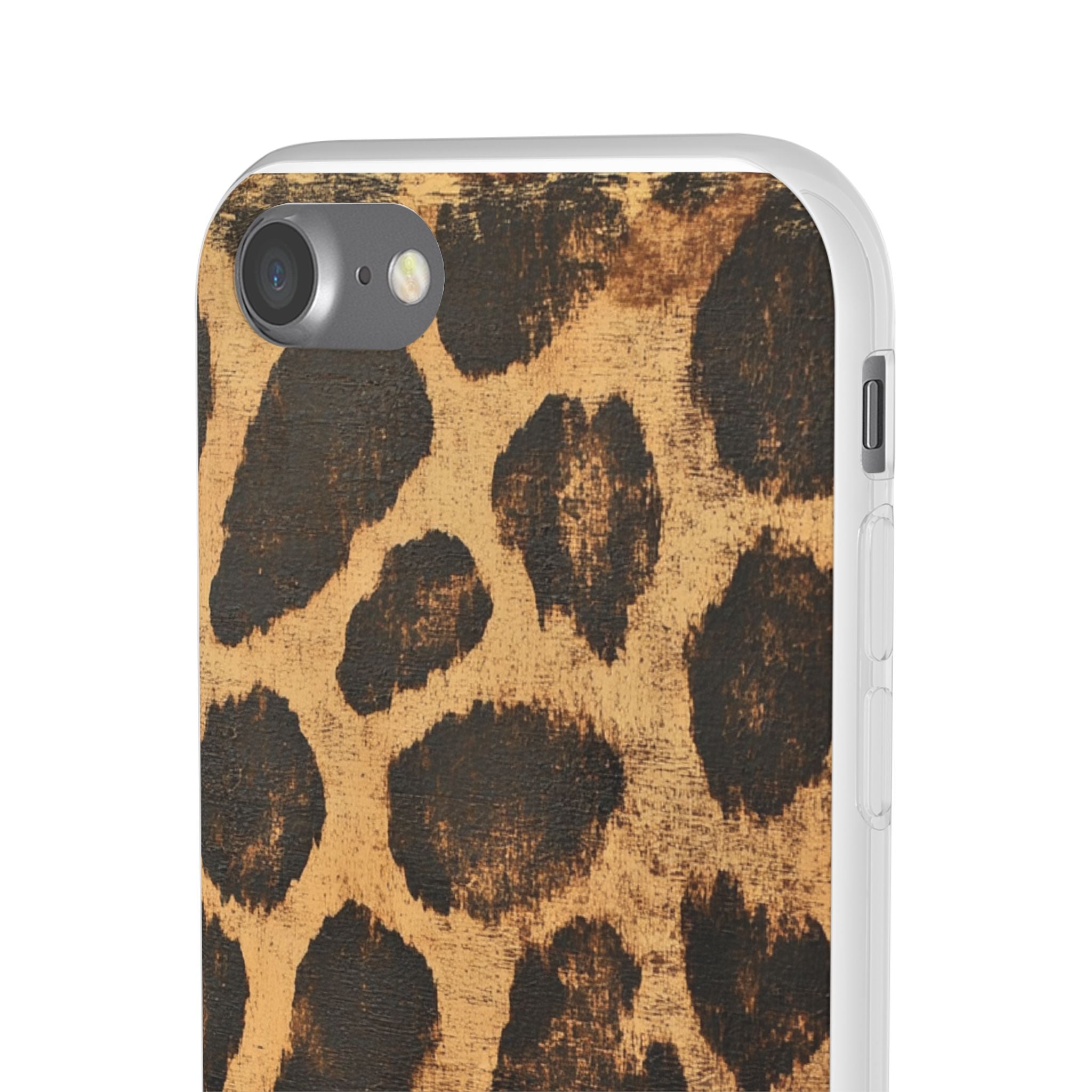 Brown Leopard Print iPhone Case, Artsulli - Art is Long, Life is Short, Phone Case, , , , , , ,