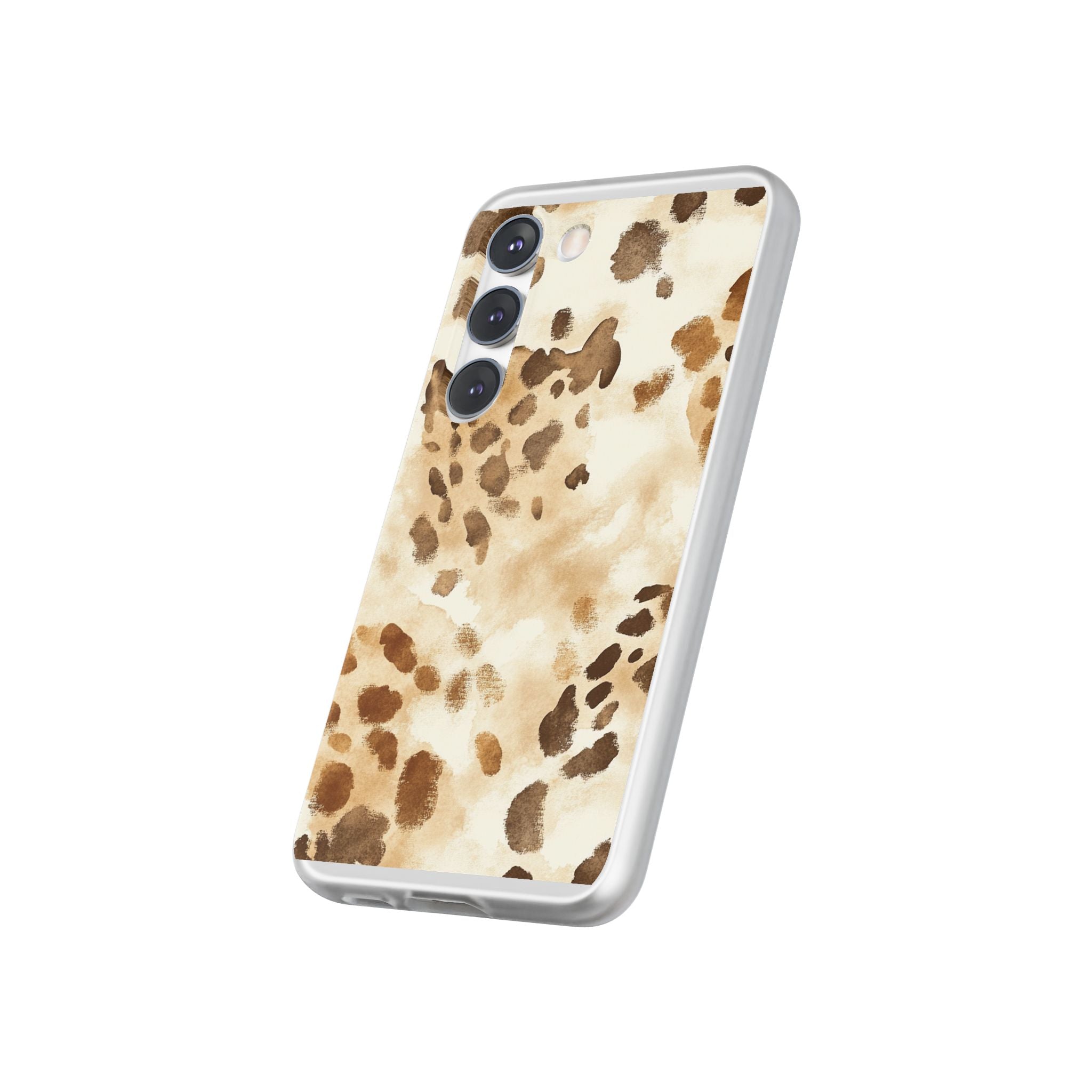 Brown and Beige Watercolor Dalmatian Phone Case, Artsulli - Art is Long, Life is Short, Phone Case, , , , , , ,