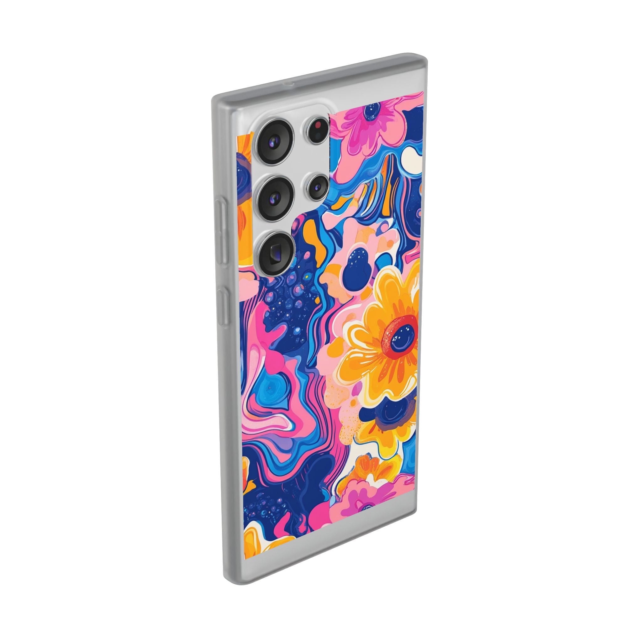 Psychedelic Floral iPhone Case, Artsulli - Art is Long, Life is Short, Phone Case, , , , , , ,
