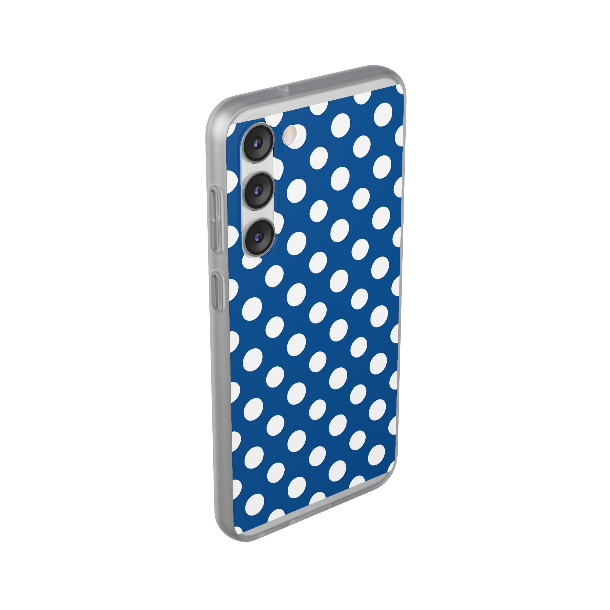 Blue and White Polka Dot iPhone Case, Artsulli - Art is Long, Life is Short, Phone Case, , , , , , ,