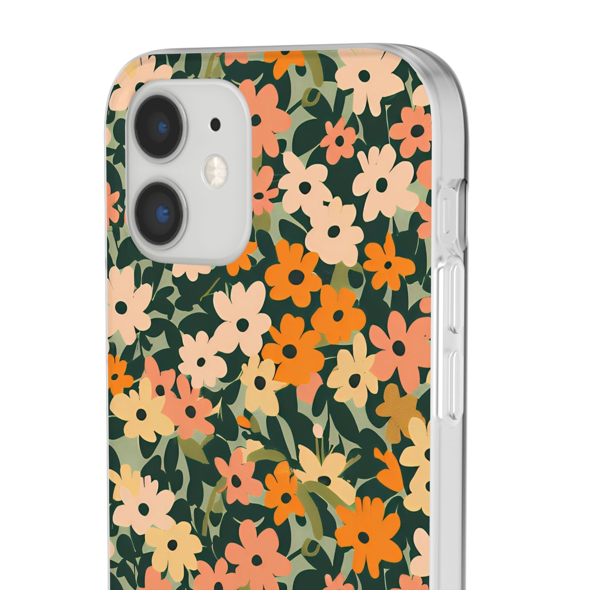 Vibrant Floral Clear Phone Case, Artsulli - Art is Long, Life is Short, Phone Case, , , , , , ,