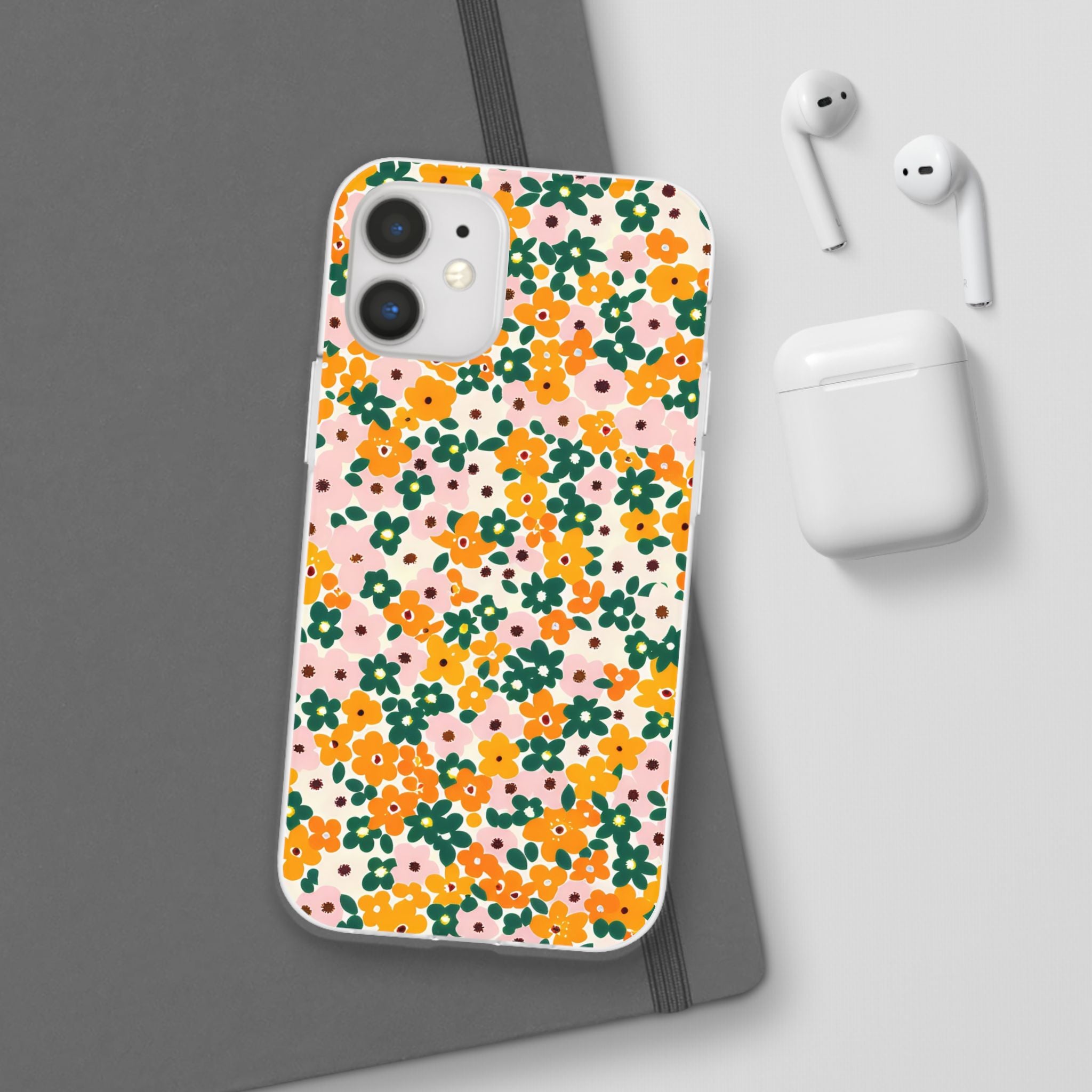 Vibrant Floral Flexi Case, Artsulli - Art is Long, Life is Short, Phone Case, , , , , , ,