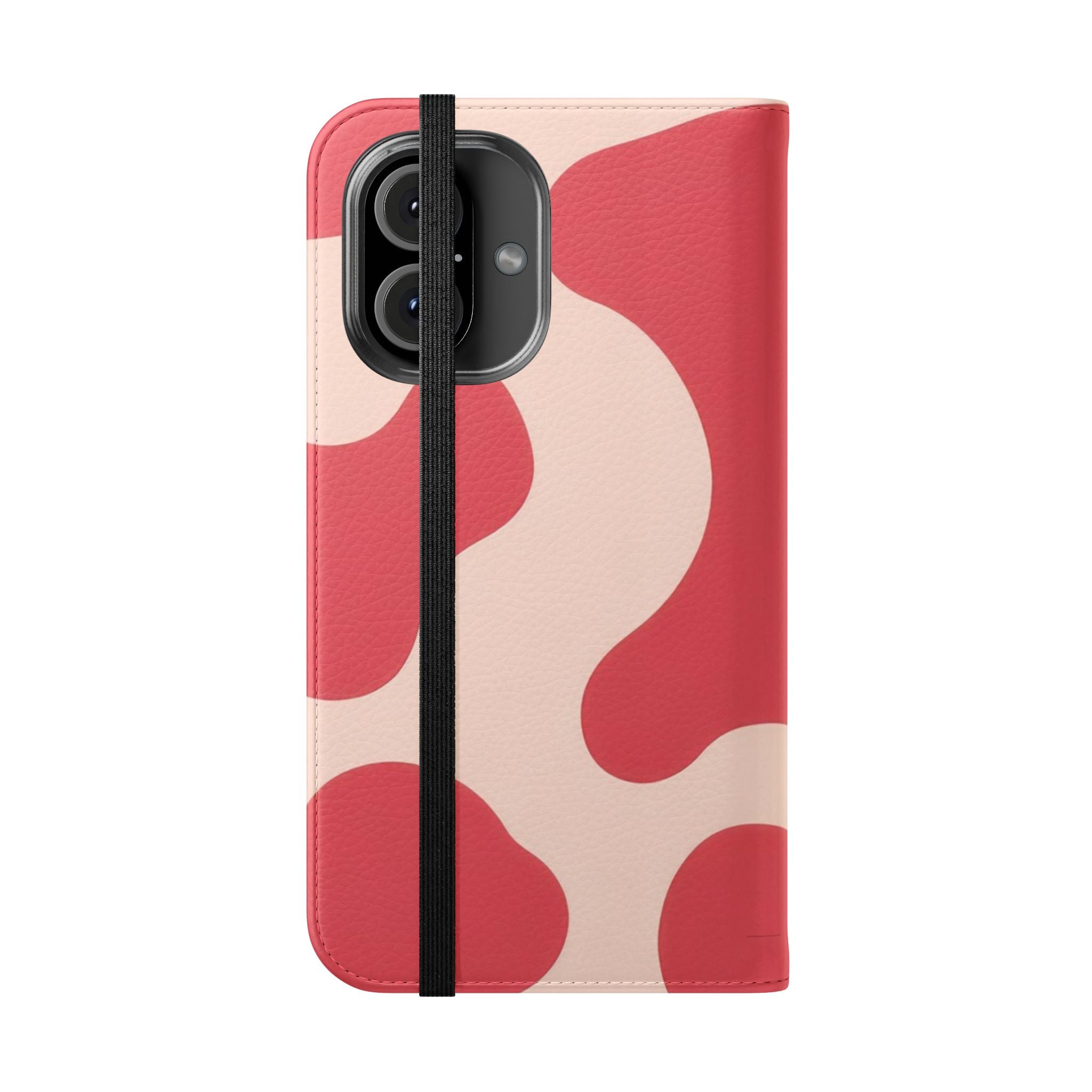 Red Jungle Cow Flip Cases, Artsulli - Art is Long, Life is Short, Phone Case, , , , , , ,