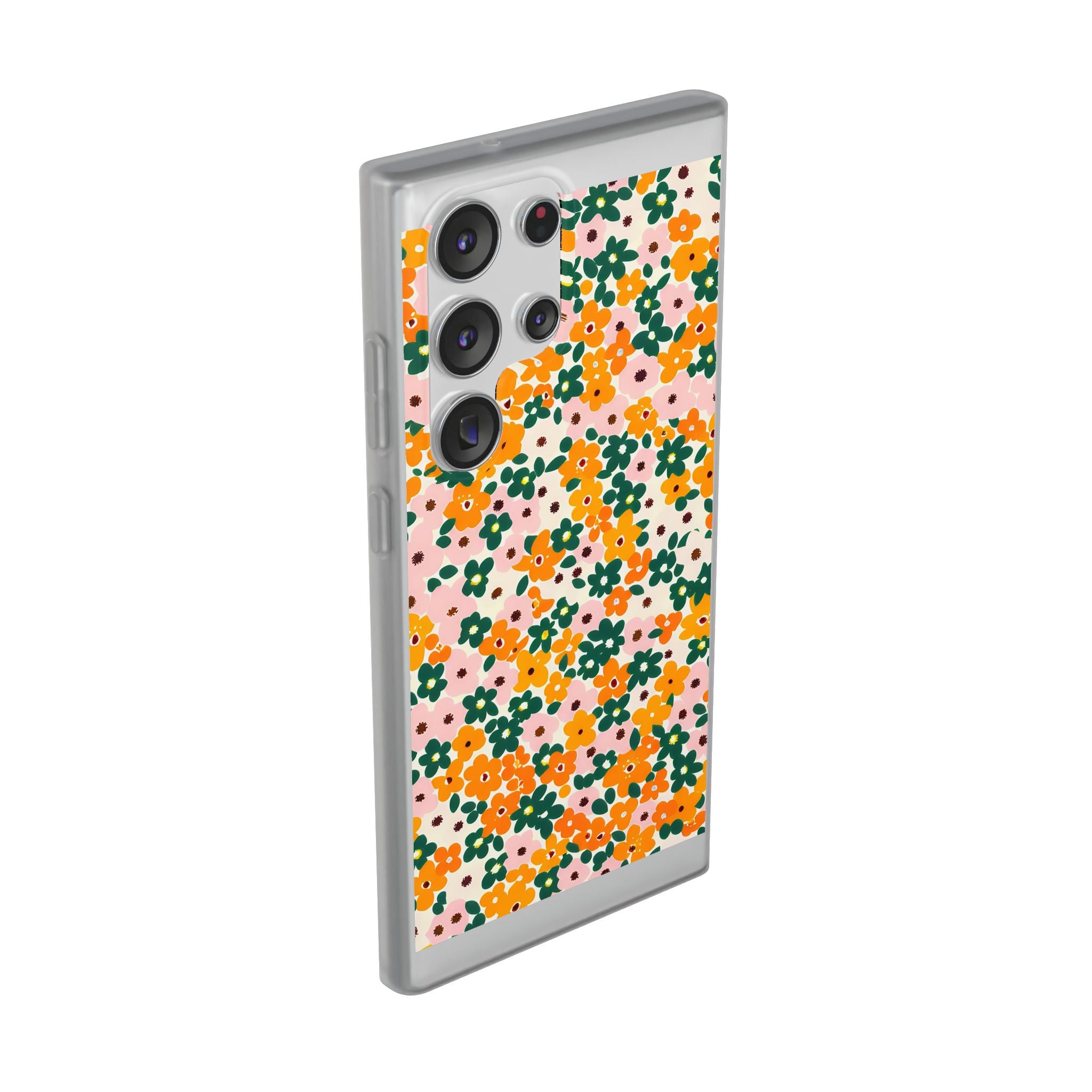 Vibrant Floral Flexi Case, Artsulli - Art is Long, Life is Short, Phone Case, , , , , , ,