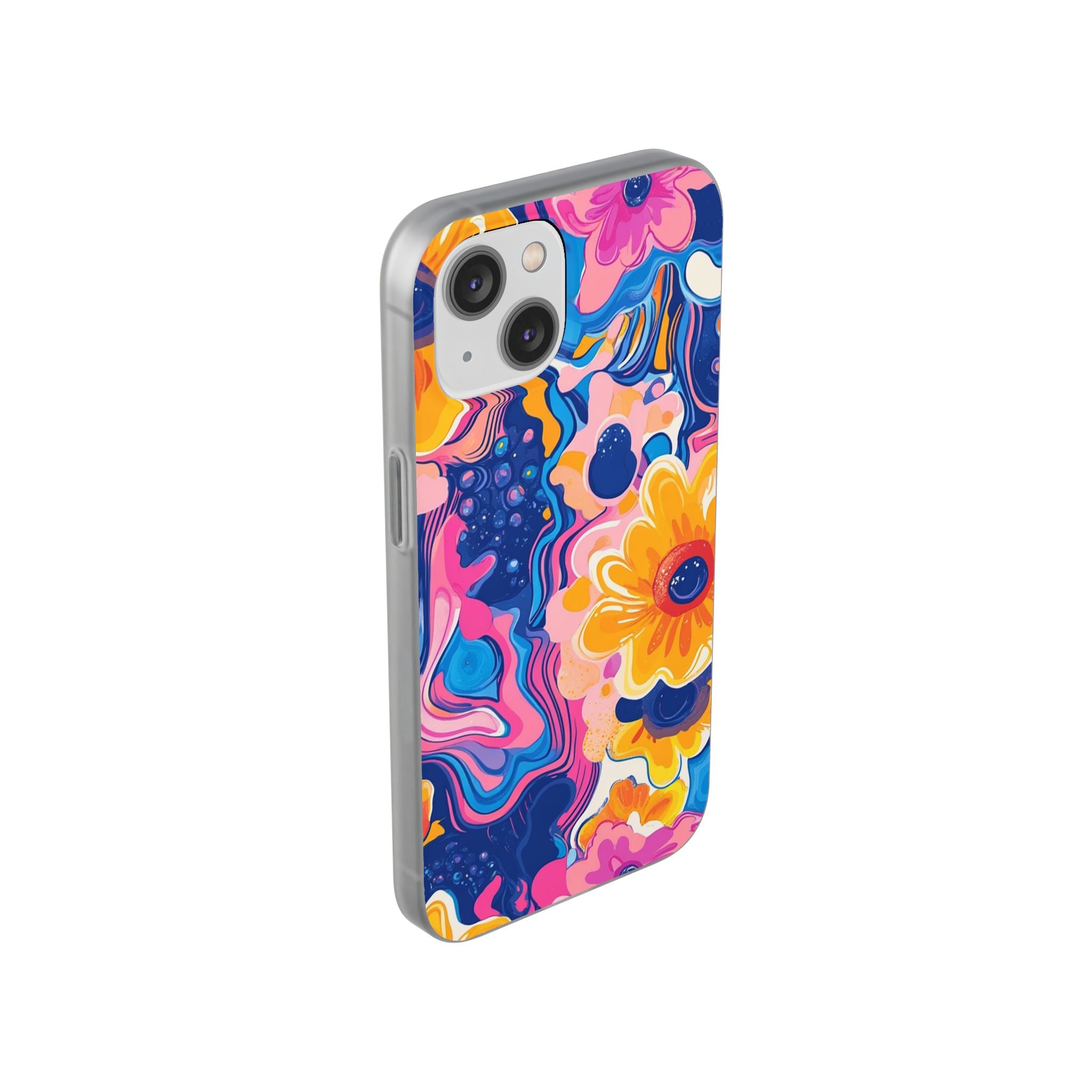 Psychedelic Floral iPhone Case, Artsulli - Art is Long, Life is Short, Phone Case, , , , , , ,