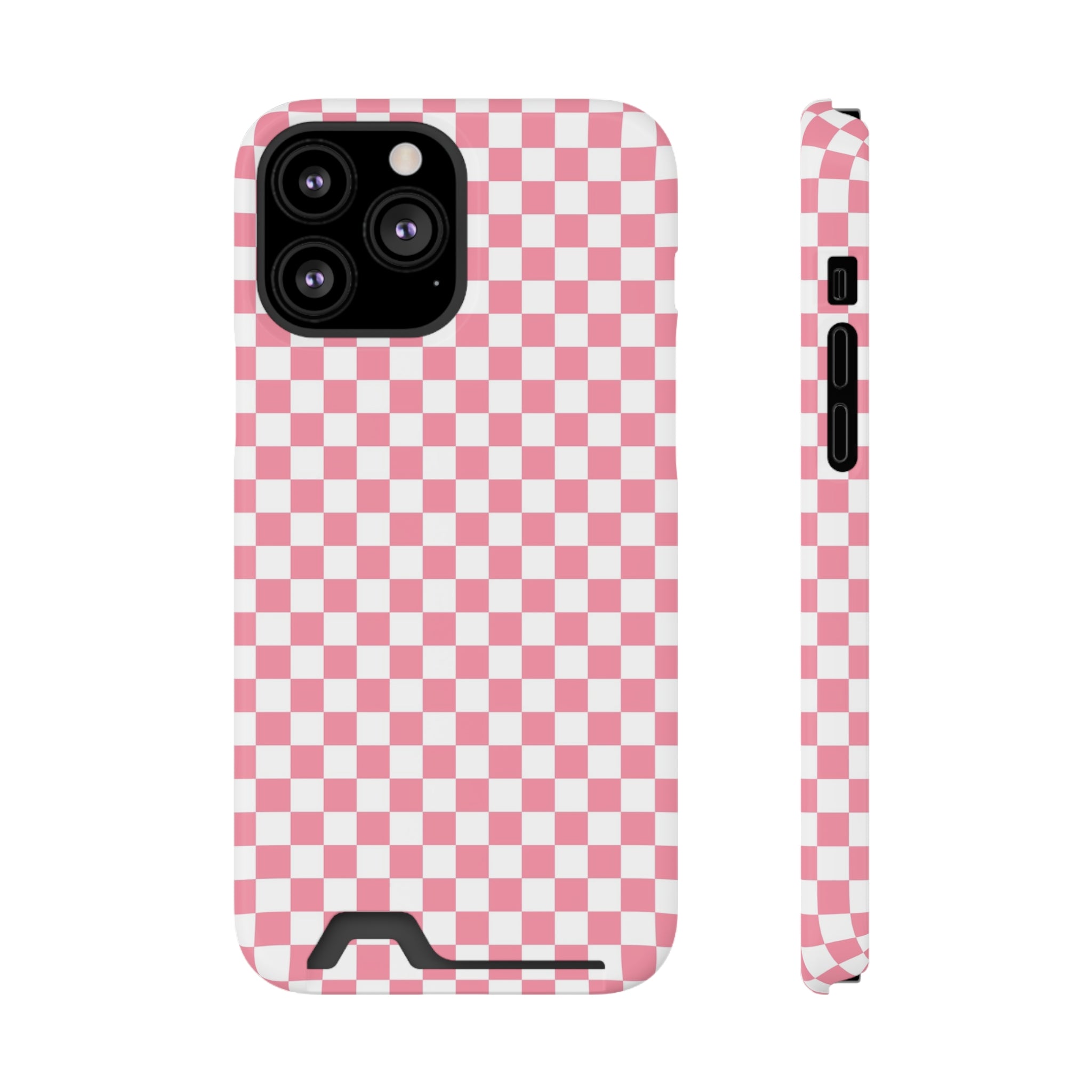 Brigandine Checkered Scene Phone Case With Card Holder, Artsulli - Art is Long, Life is Short, Phone Case, Size, iPhone 13 Pro Max, Surface, Glossy, Shape, Without gift packaging, 33381484838733557650