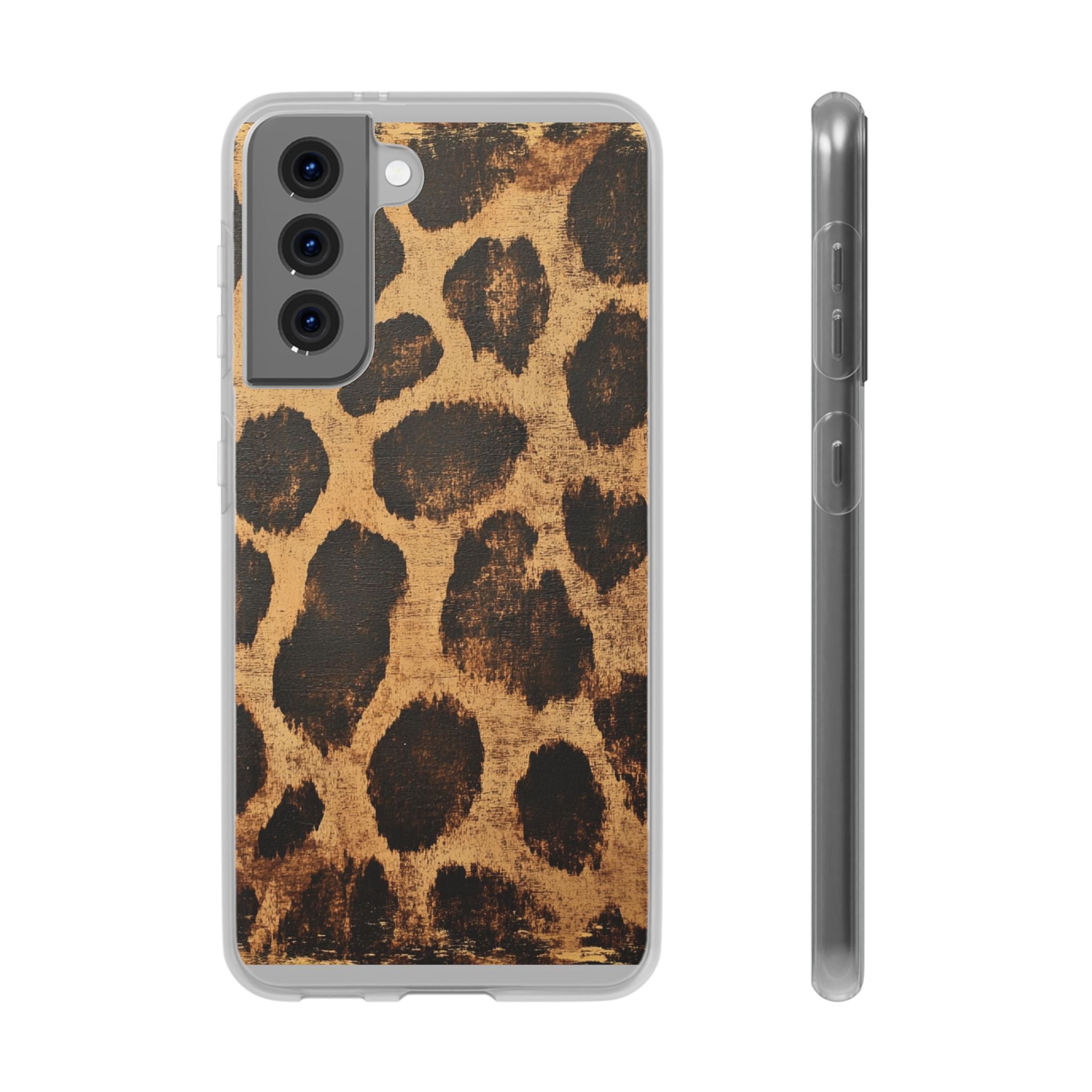 Brown Leopard Print iPhone Case, Artsulli - Art is Long, Life is Short, Phone Case, Size, Samsung Galaxy S21 with gift packaging, , , , , 19479049452707283939