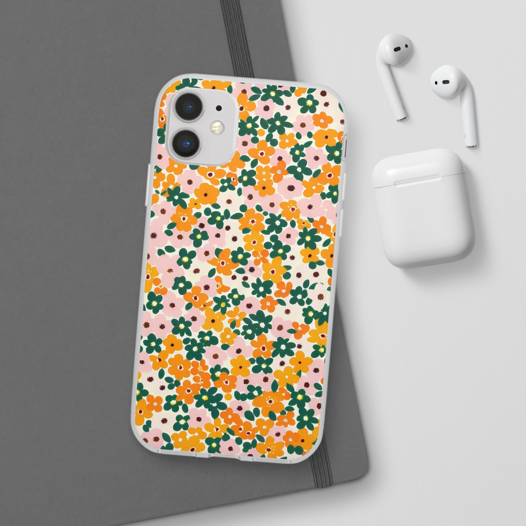Vibrant Floral Flexi Case, Artsulli - Art is Long, Life is Short, Phone Case, , , , , , ,