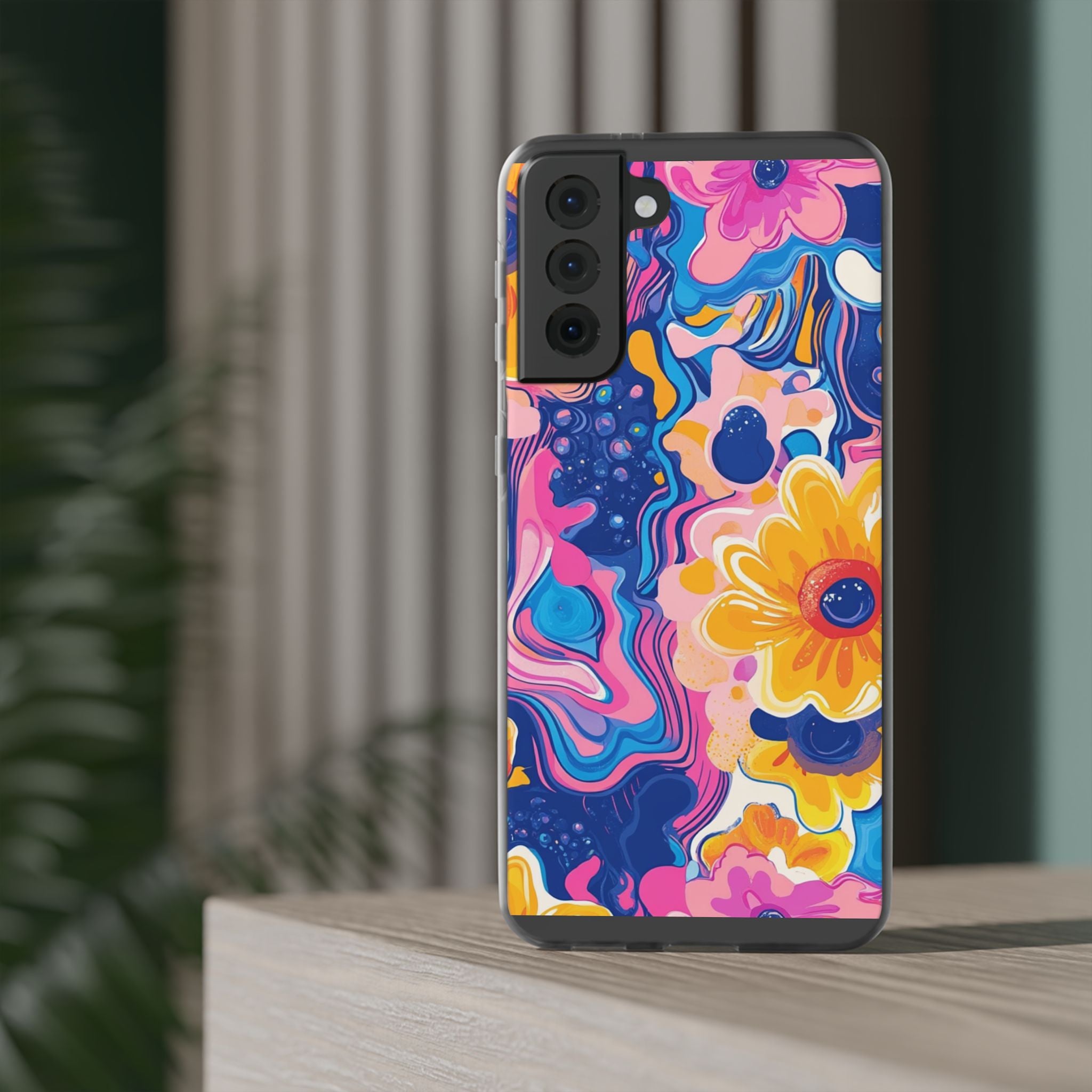 Psychedelic Floral iPhone Case, Artsulli - Art is Long, Life is Short, Phone Case, , , , , , ,