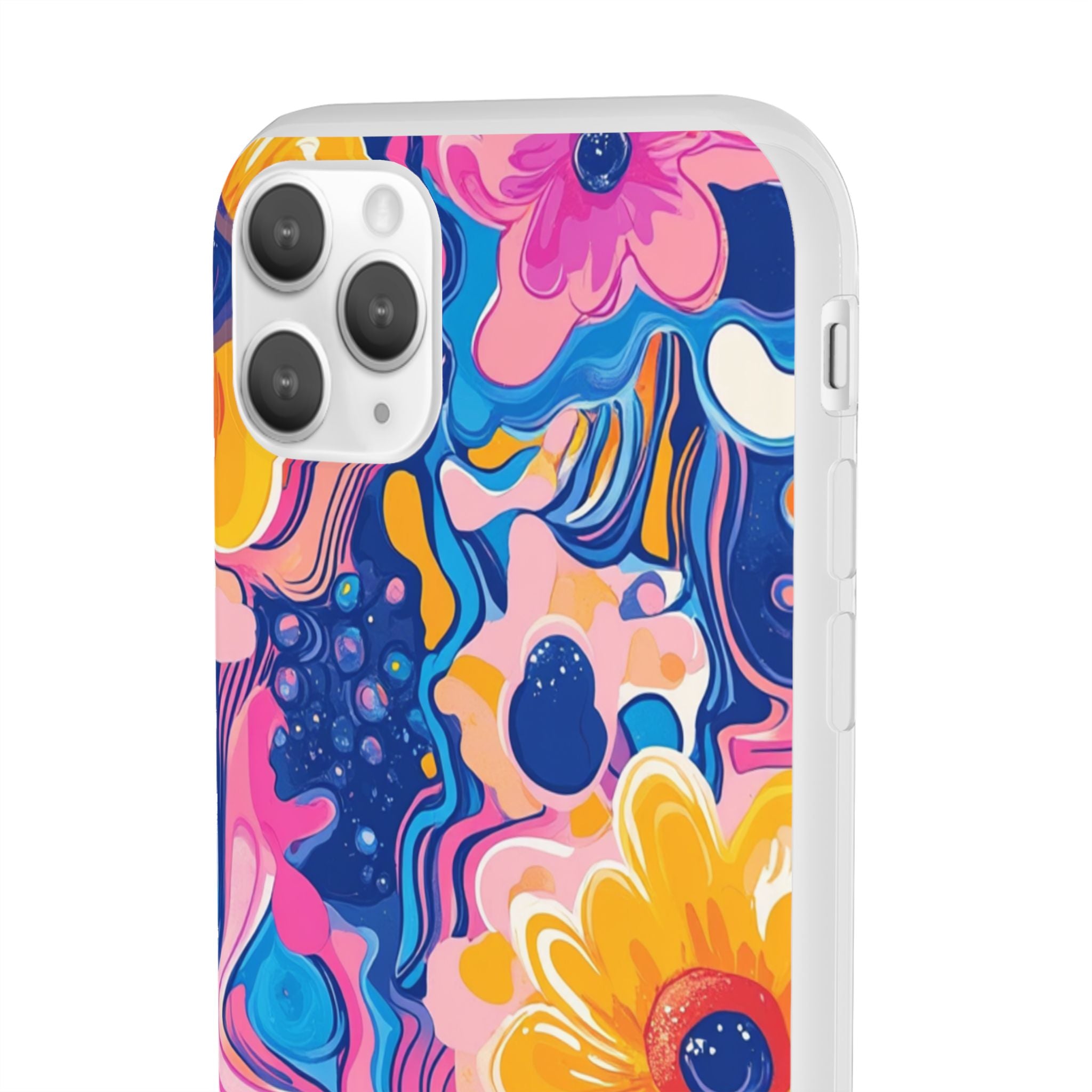 Psychedelic Floral iPhone Case, Artsulli - Art is Long, Life is Short, Phone Case, , , , , , ,