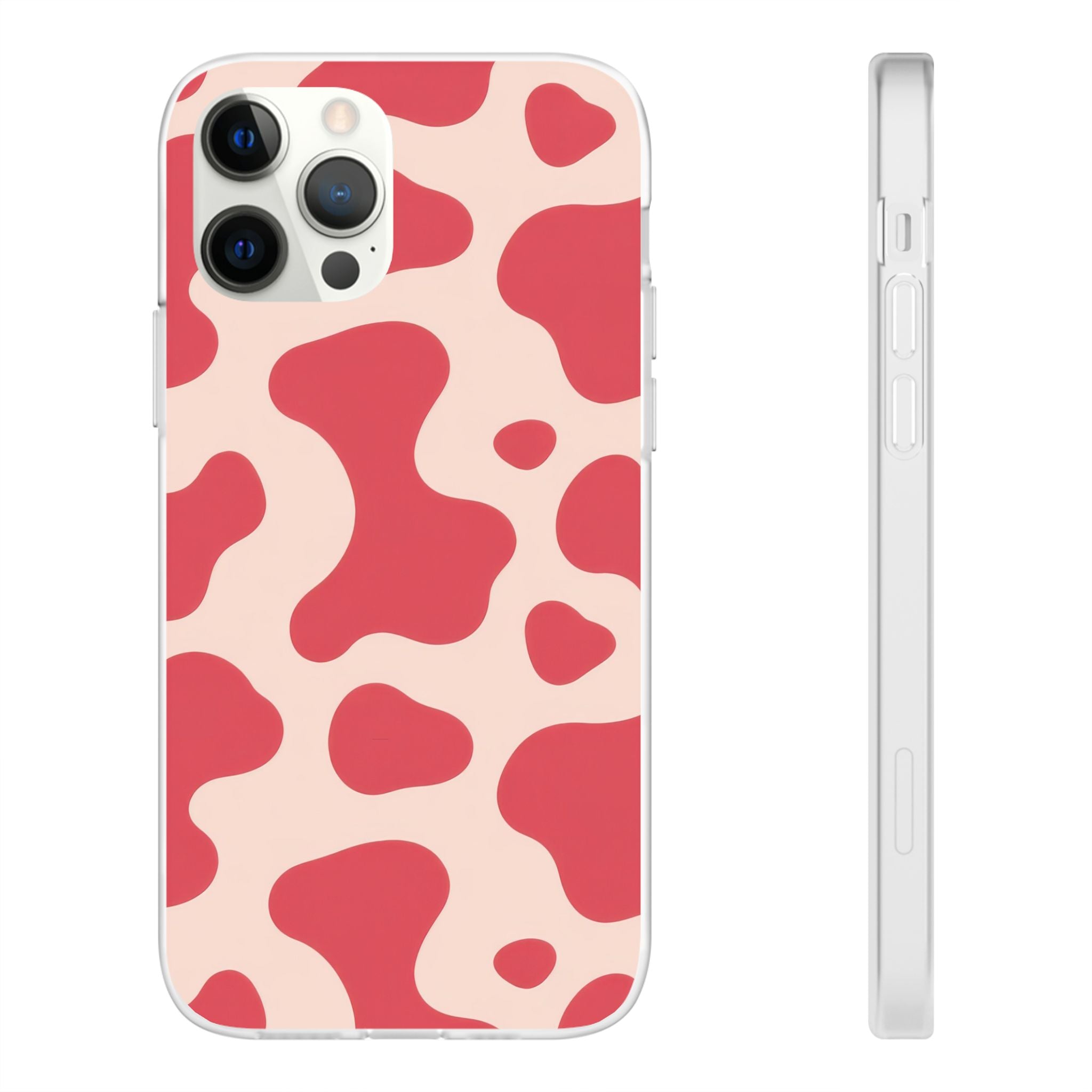 Red Jungle Cow Flexi Cases, Artsulli - Art is Long, Life is Short, Phone Case, Size, iPhone 12 Pro with gift packaging, , , , , 16882749547314705357