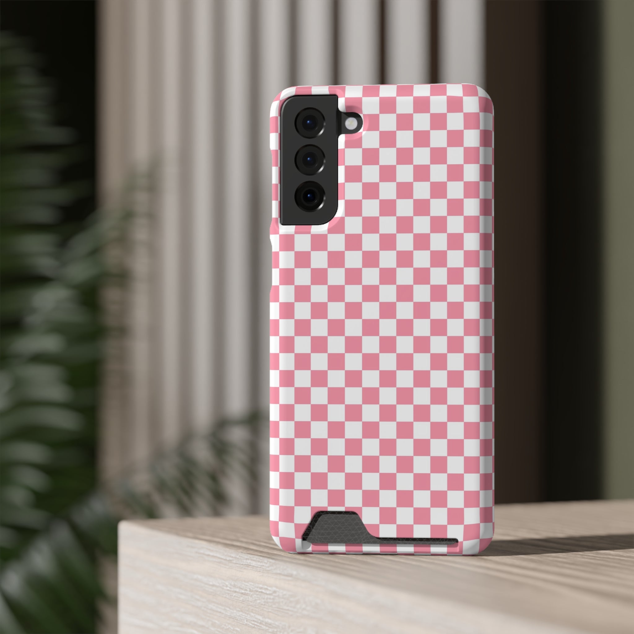 Brigandine Checkered Scene Phone Case With Card Holder, Artsulli - Art is Long, Life is Short, Phone Case, , , , , , ,