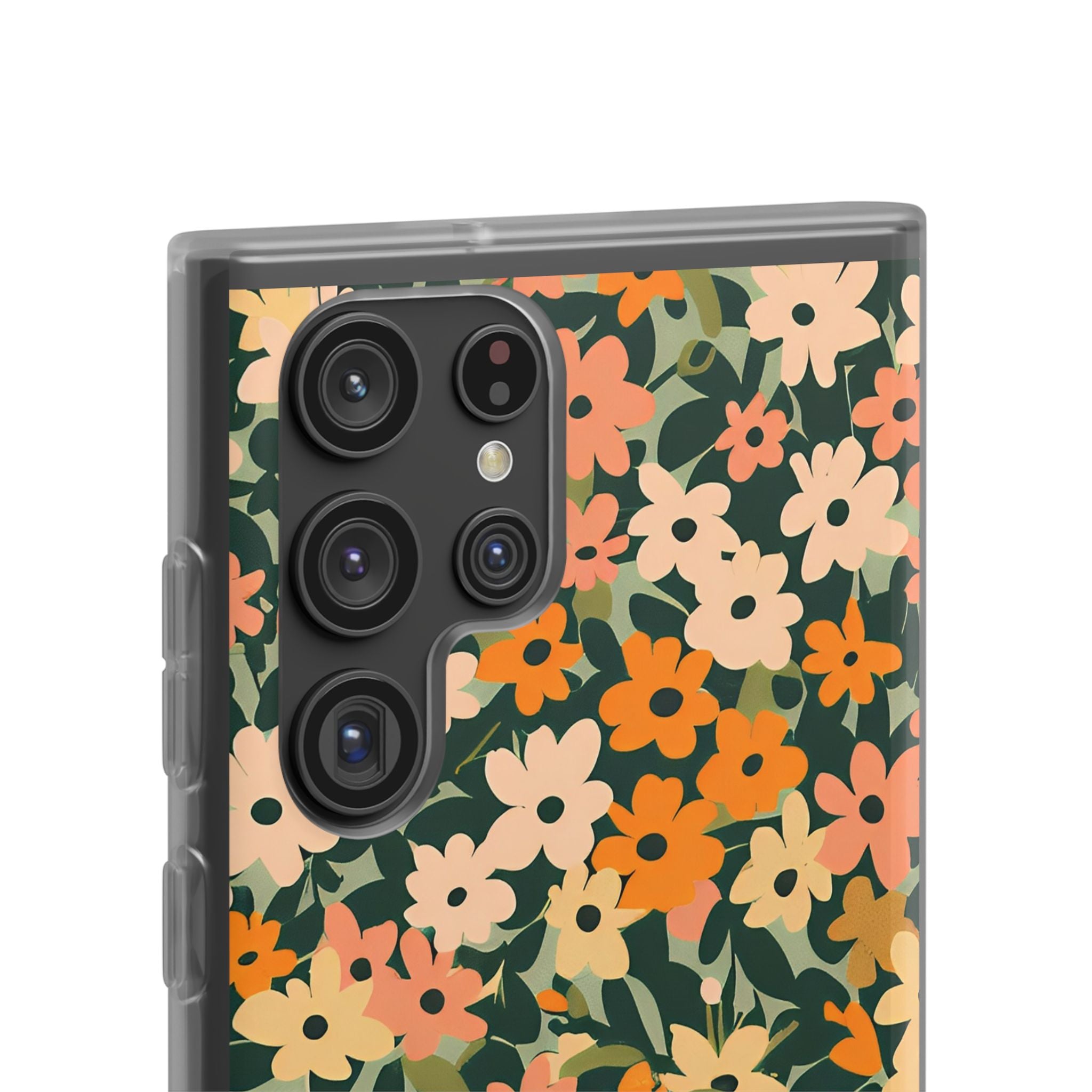 Vibrant Floral Clear Phone Case, Artsulli - Art is Long, Life is Short, Phone Case, , , , , , ,