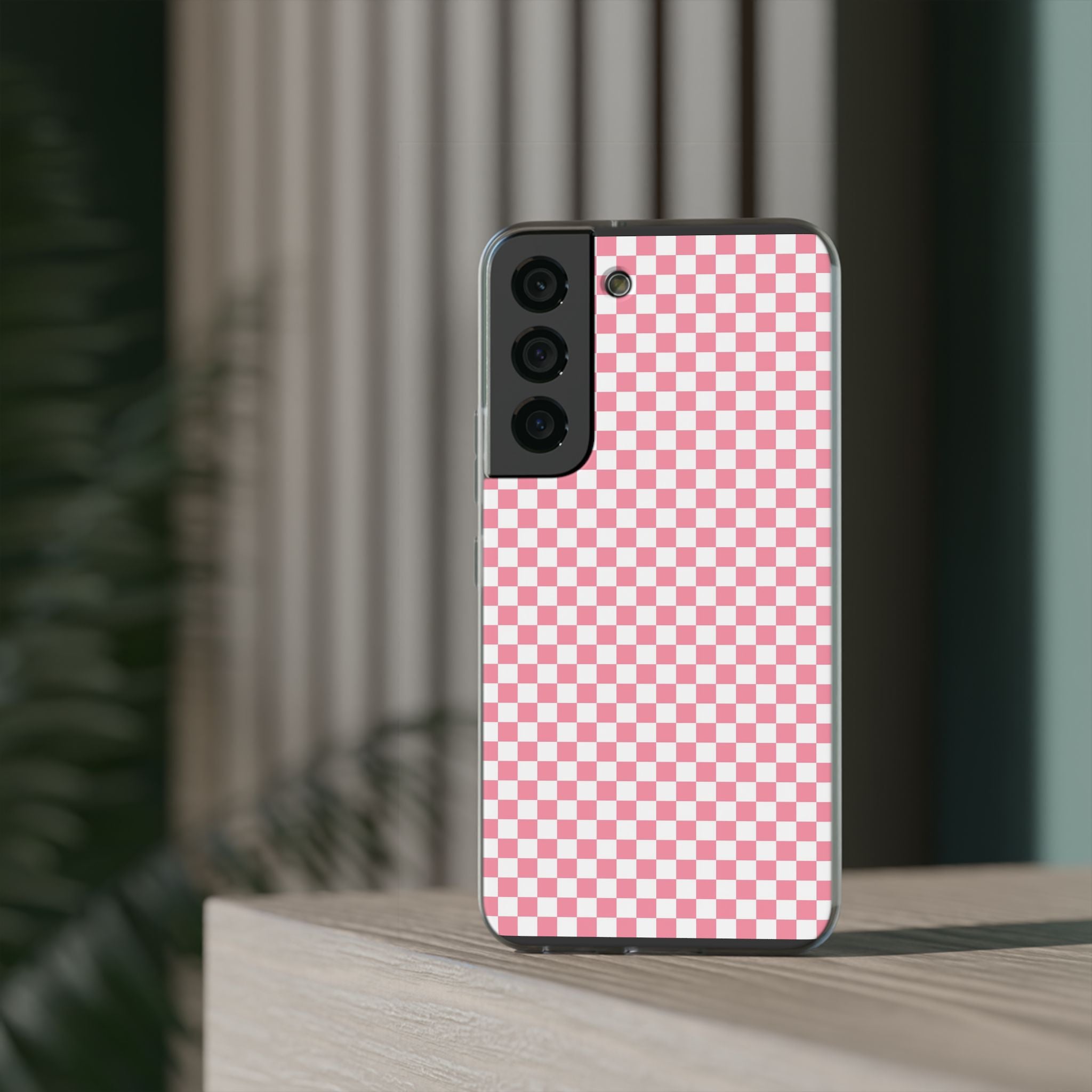 Brigandine Checkered Scene Flexi Cases, Artsulli - Art is Long, Life is Short, Phone Case, , , , , , ,