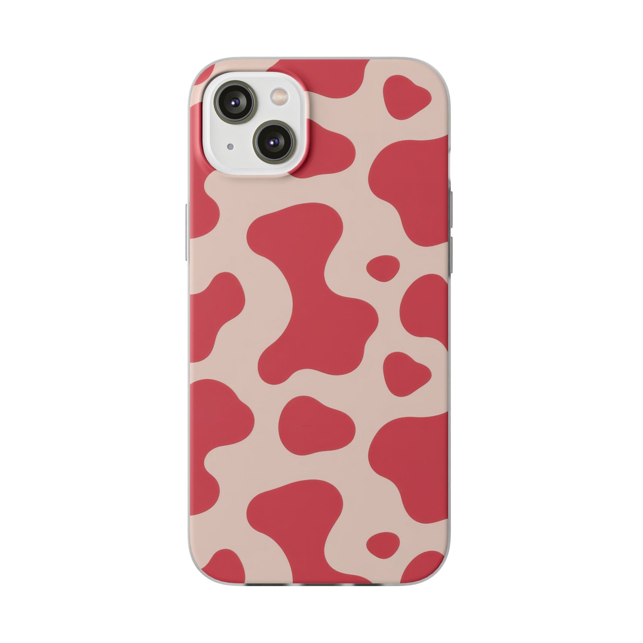 Red Jungle Cow Flexi Cases, Artsulli - Art is Long, Life is Short, Phone Case, Size, iPhone 14 Plus with gift packaging, , , , , 29190166775786518631