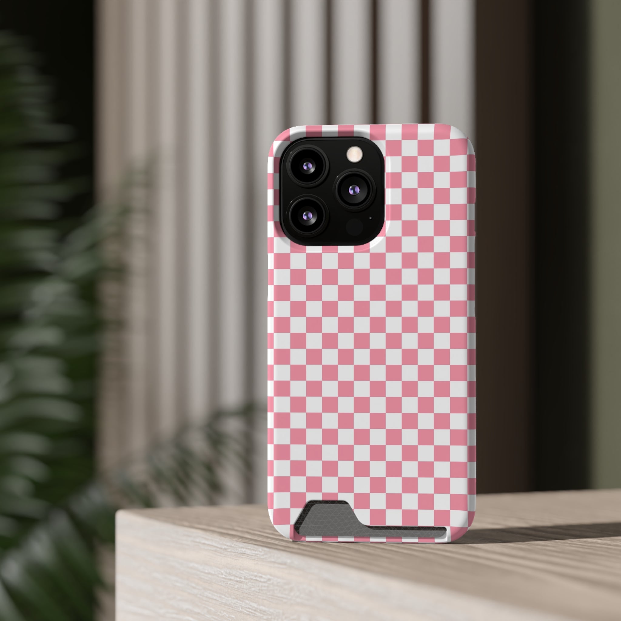 Brigandine Checkered Scene Phone Case With Card Holder, Artsulli - Art is Long, Life is Short, Phone Case, , , , , , ,